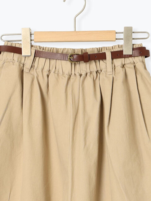 Samansa Mos2「【S/Mサイズ】ベルト付きチノワイドパンツ」|その他|