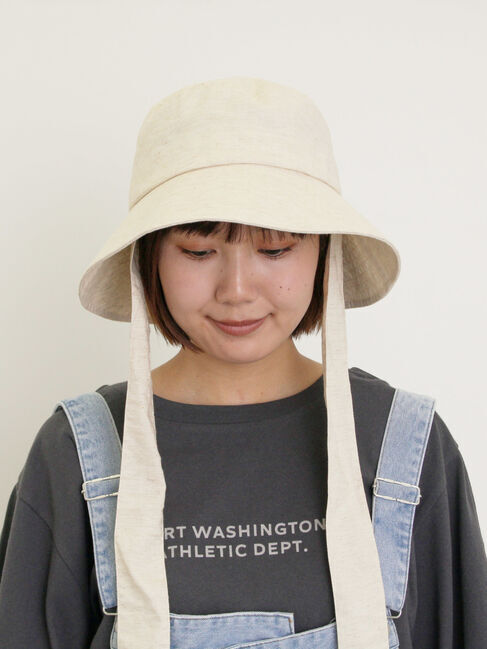 Samansa Mos2「【UVカット/消臭効果】ダウンブリムリボン付きハット」|その他|