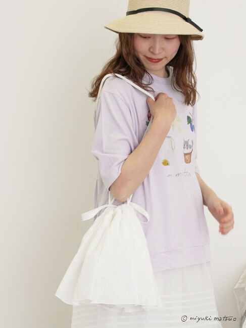 Samansa Mos2「【miyuki matsuo&times;Samansa Mos2】刺繍バッグ」|その他|