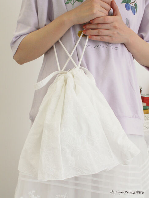 Samansa Mos2「【miyuki matsuo&times;Samansa Mos2】刺繍バッグ」|その他|