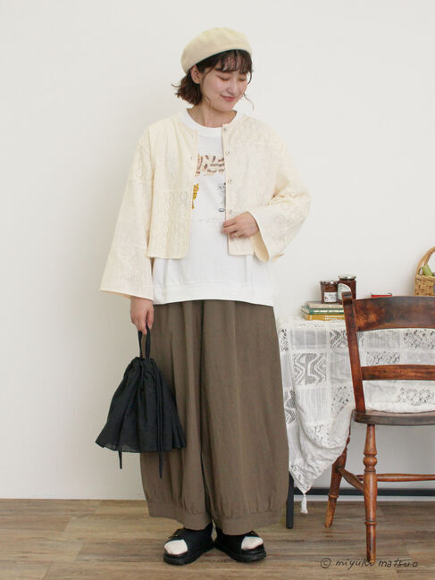 Samansa Mos2「【miyuki matsuo&times;Samansa Mos2】刺繍バッグ」|その他|