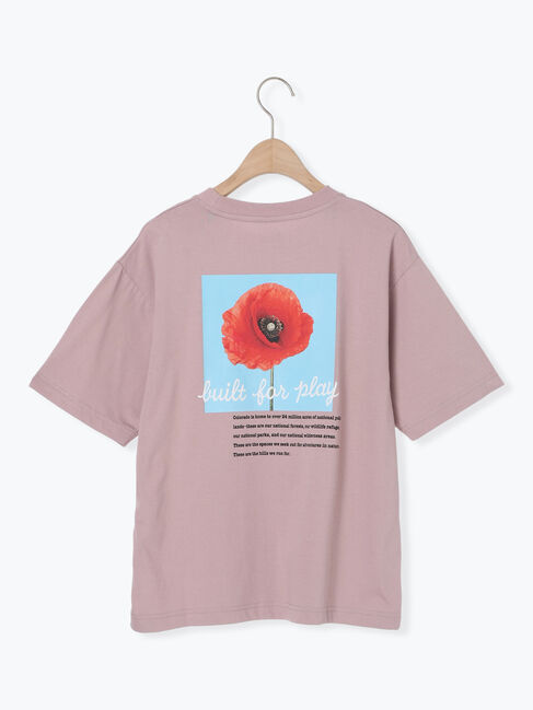 Samansa Mos2「【KELTY&times;Samansa Mos2】フラワープリントTシャツ」|Tシャツ・カットソー|