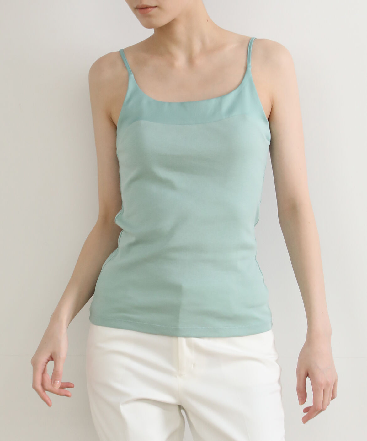 DAY by DAY it&rsquo;s international「サテン切り替えキャミソール《スビン綿MIXフライス》」|キャミソール|