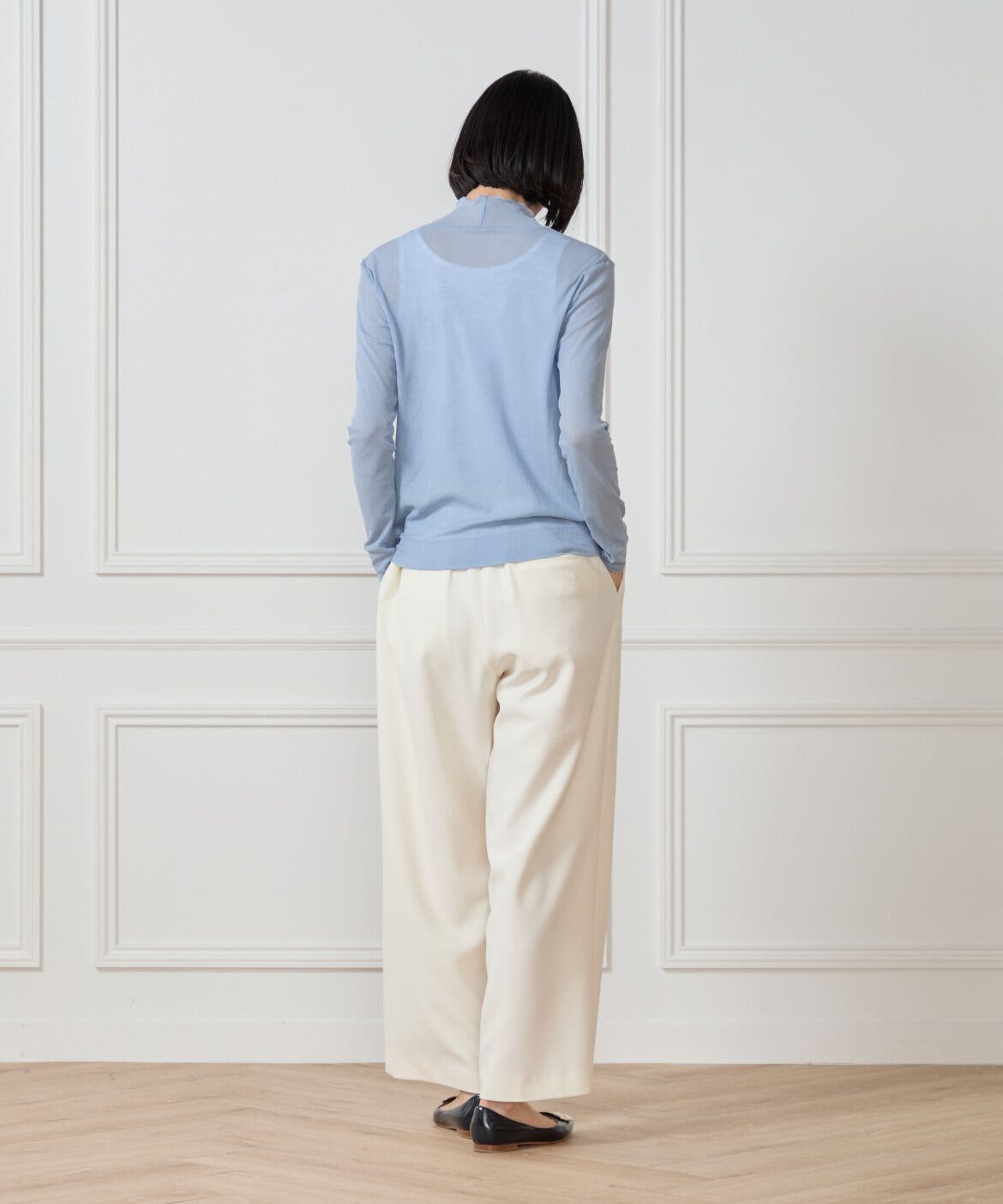 7-IDconcept.「シアーハイネックプルオーバー」|Tシャツ・カットソー|