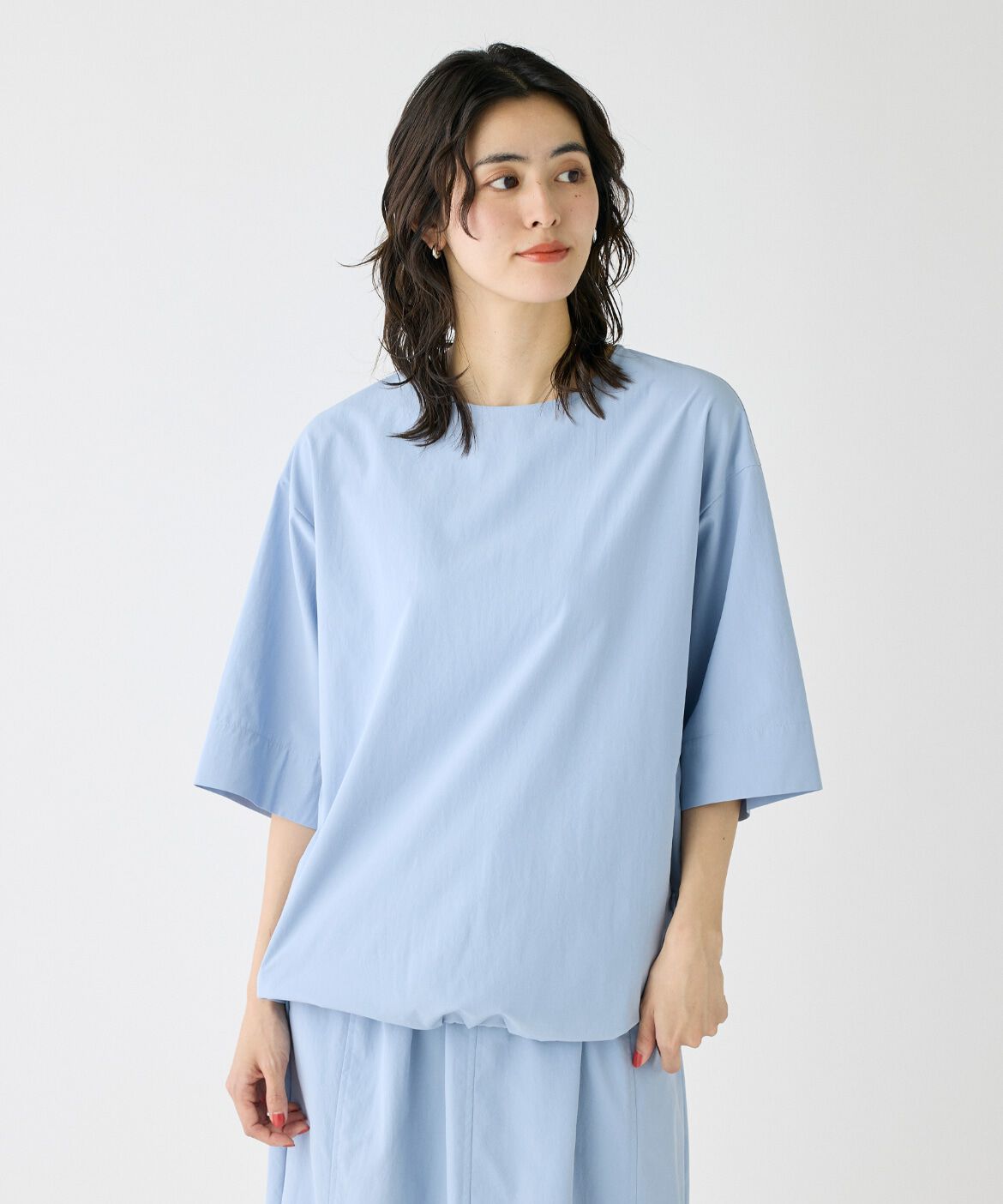 DAY by DAY it&rsquo;s international「ドローコードギャザートップス」|シャツ・ブラウス|サックス3