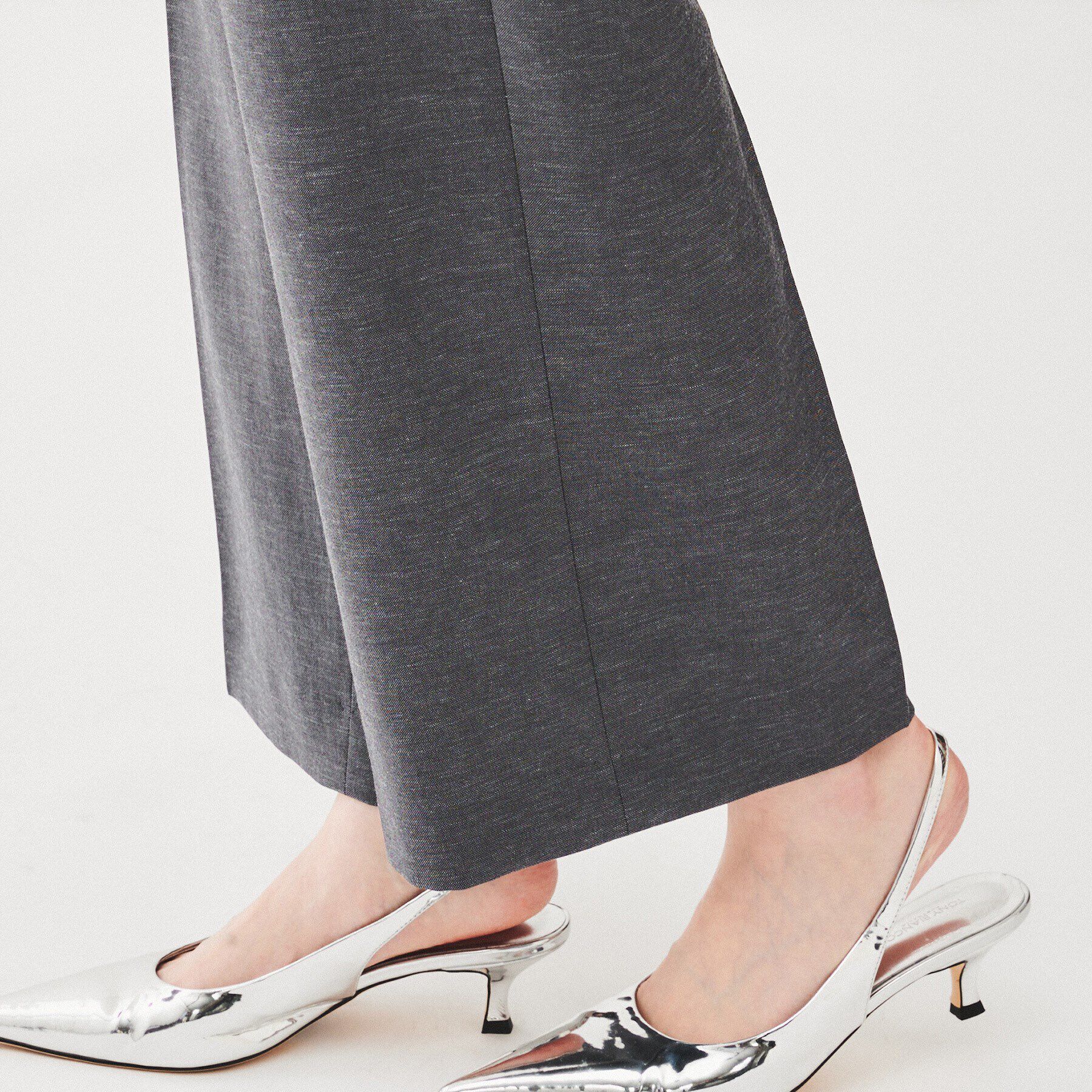 UNTITLED「【薄地／ストレッチ】ベーシックシルエット　ドライタッチワイドパンツ」|その他|