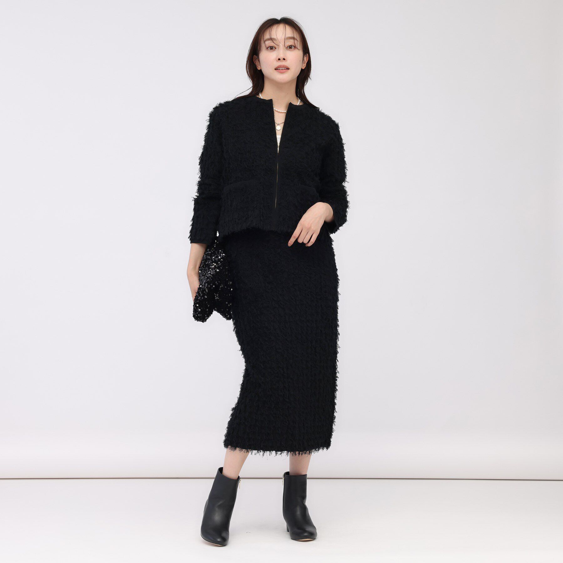 UNTITLED「【セットアップ可能】フリンジコットンスカート」|スカート|