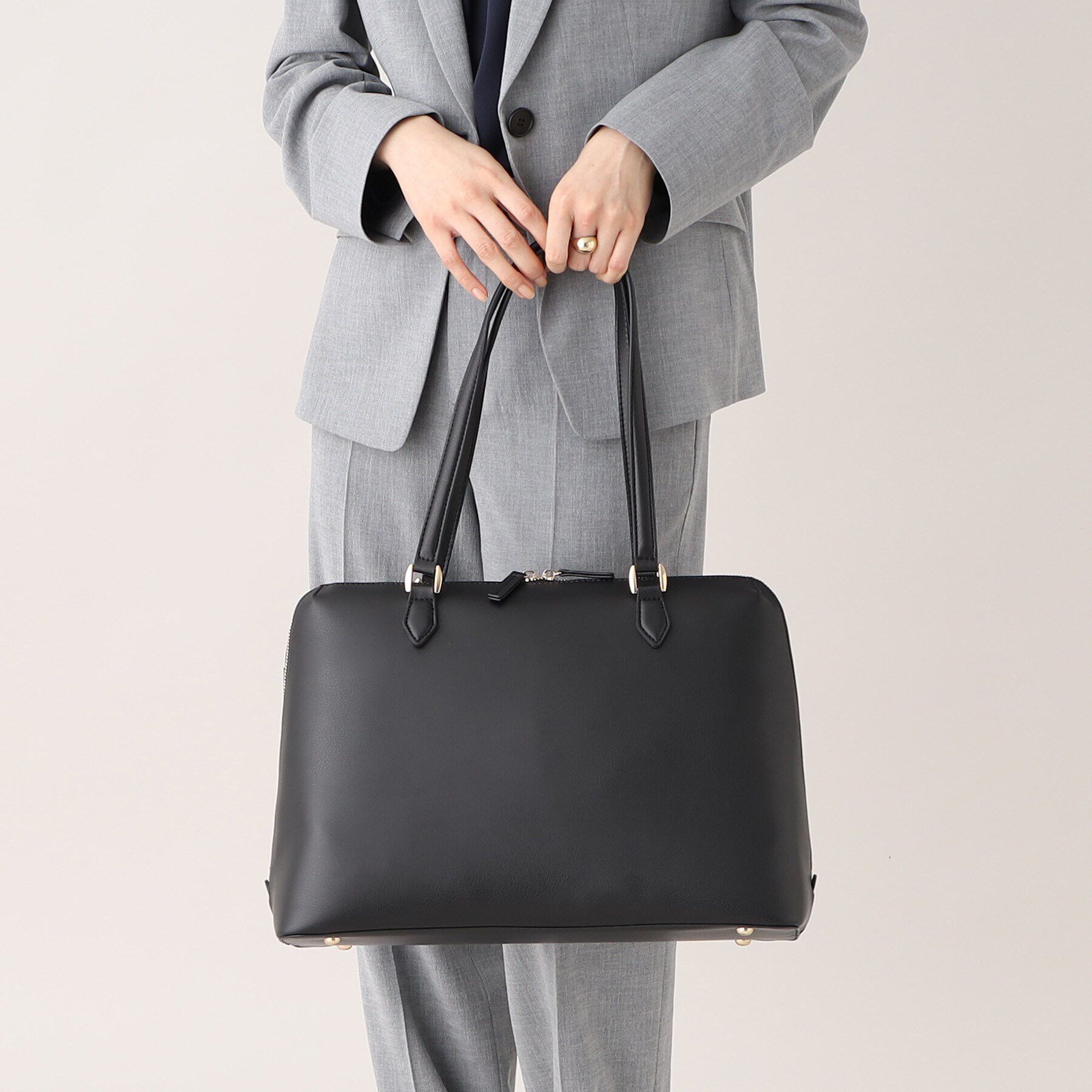 UNTITLED「【A4書類・PC収納可】お仕事トート」|トートバッグ|