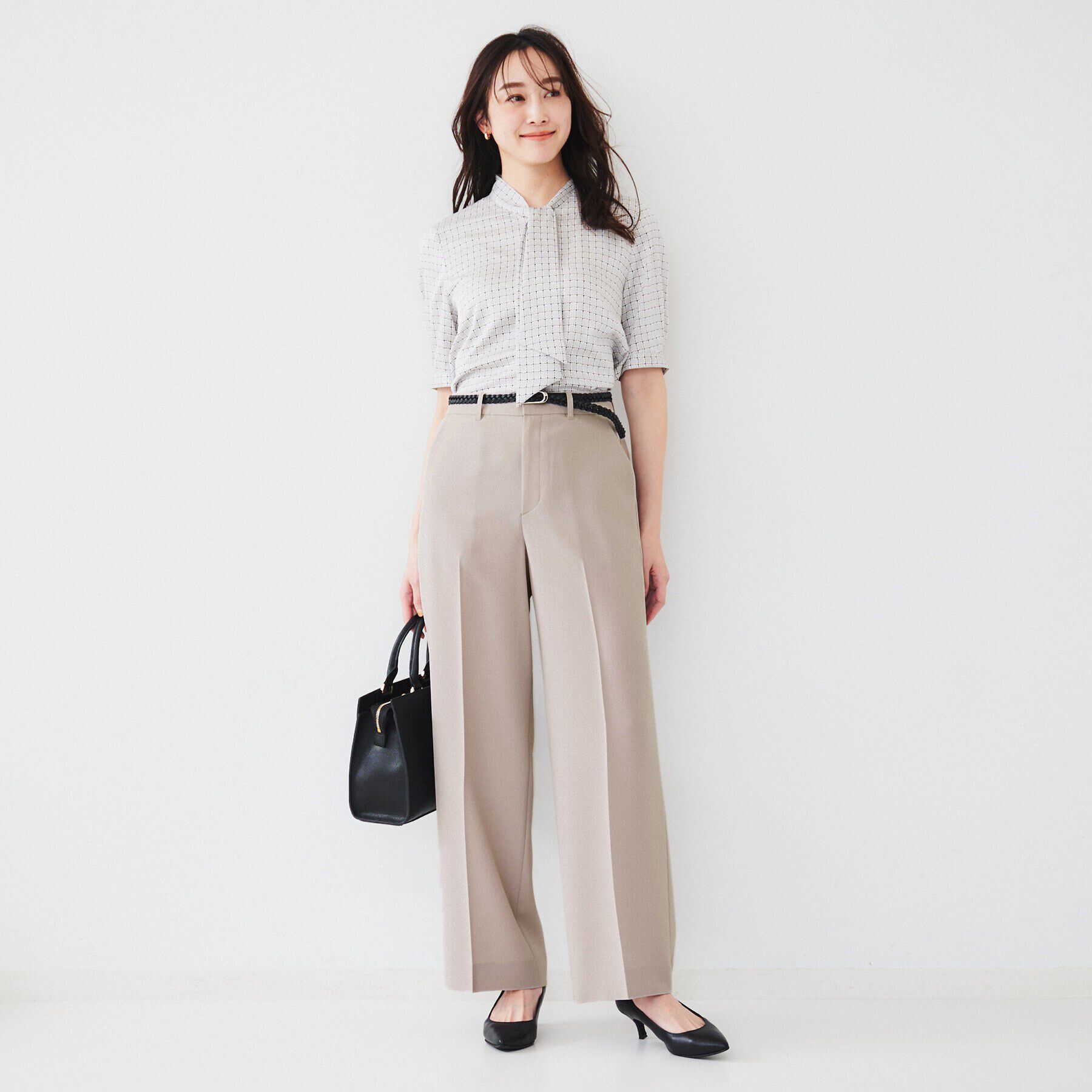 UNTITLED「【接触冷感/UV/セットアップ可能】ライトウェイト ワイドパンツ」|その他|