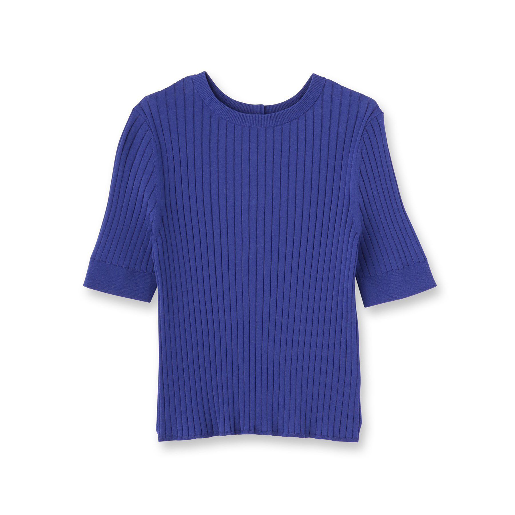 UNTITLED「【五分袖/タイト】コットンリネン2WAYニット」|ニット・セーター|