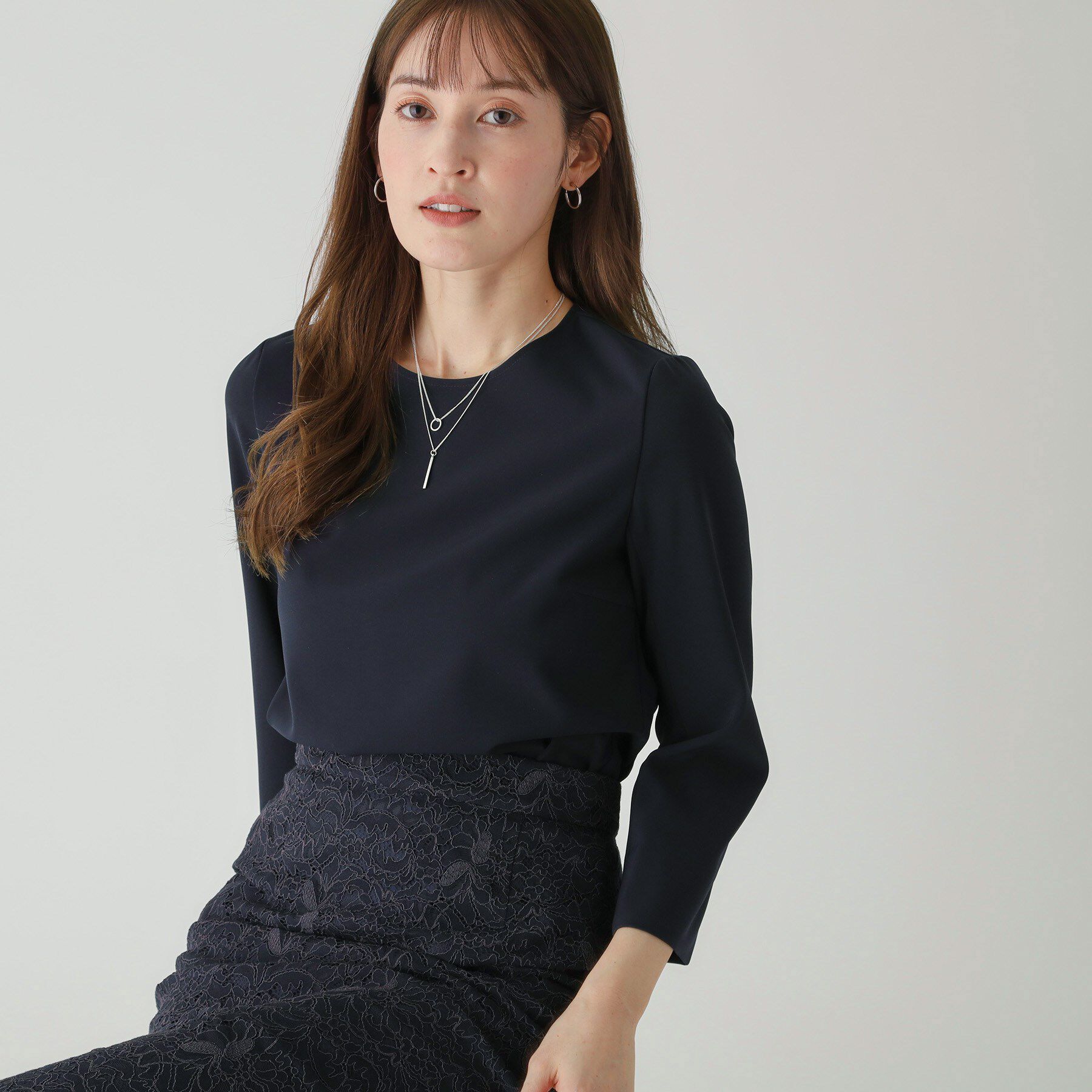 COUP DE CHANCE「【洗える／撥水加工】Aラインブラウス」|シャツ・ブラウス|