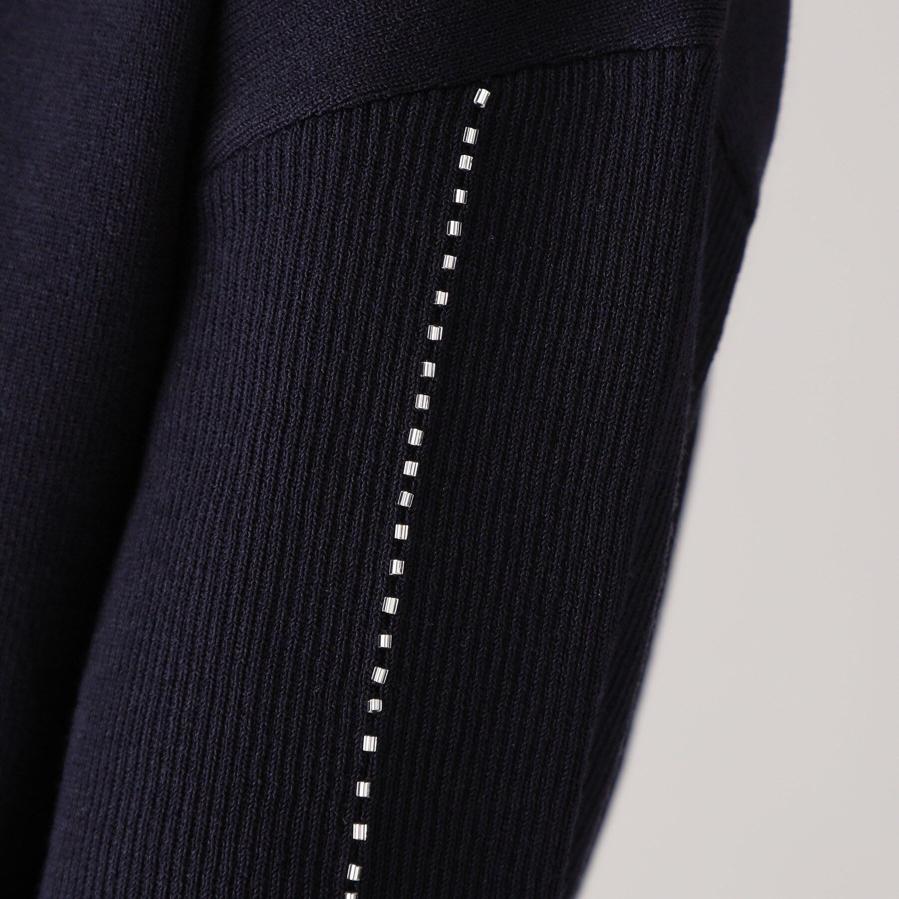 COUP DE CHANCE「【洗える】ビーズ刺しゅうニットトップス」|ニット・セーター|