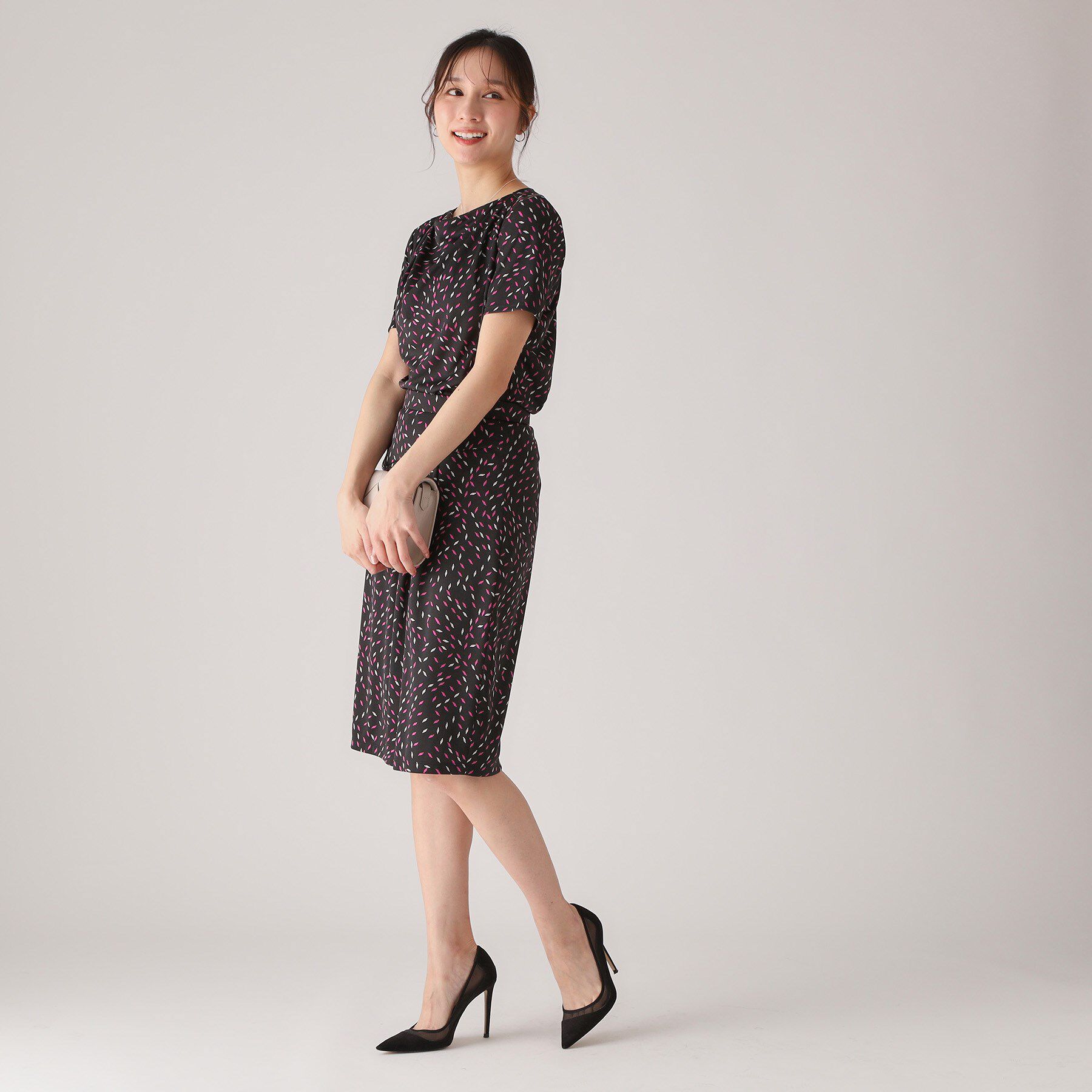 COUP DE CHANCE「【洗える／日本製】ジオメトリック柄タイトスカート」|スカート|