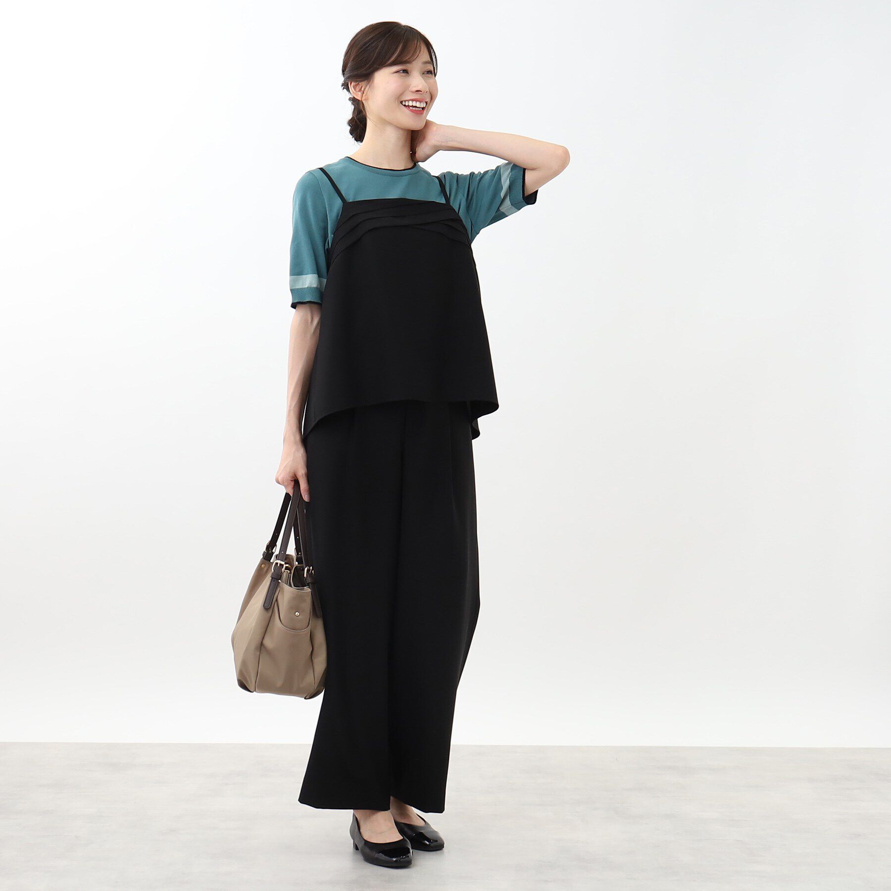 Reflect「【マシンウォッシュ／セットアップ可能】キャミソールデザインベスト」|キャミソール|