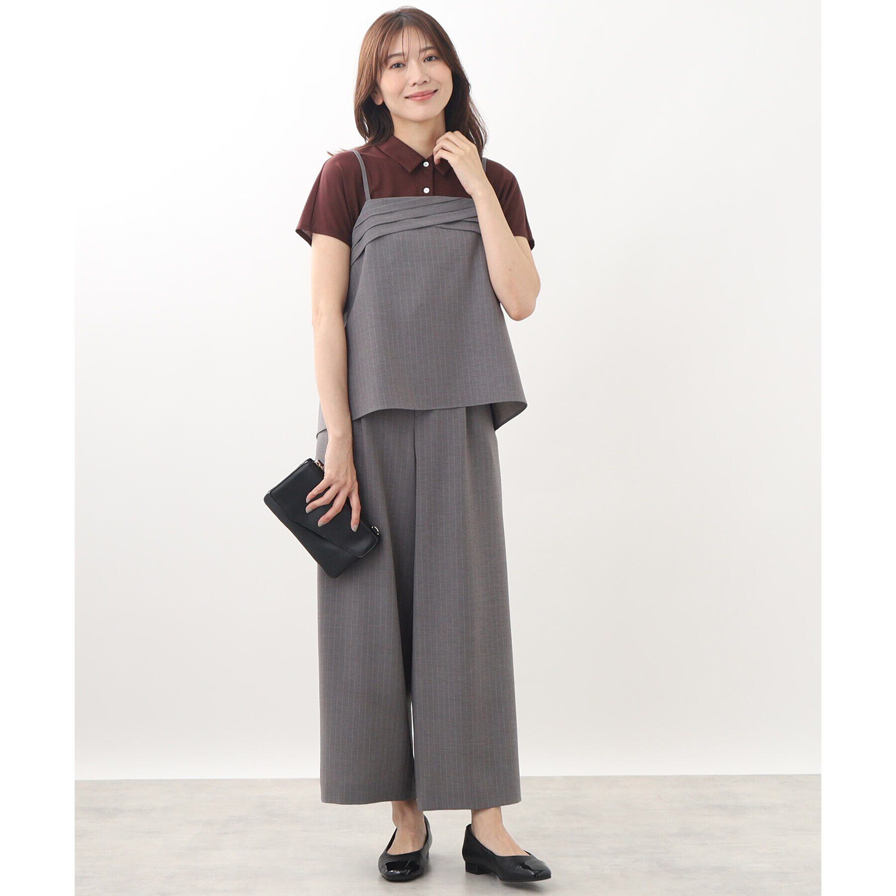 Reflect「【マシンウォッシュ／セットアップ可能】キャミソールデザインベスト」|キャミソール|