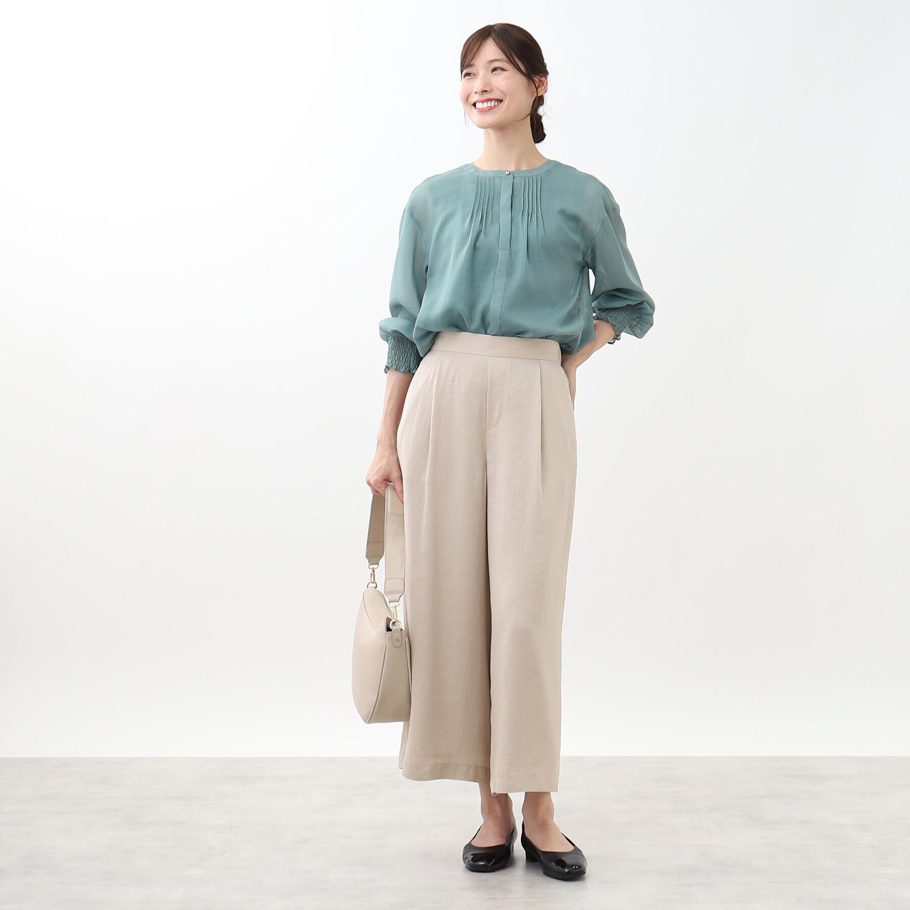 Reflect「【マシンウォッシュ】ベルベット風ガウチョパンツ」|その他|