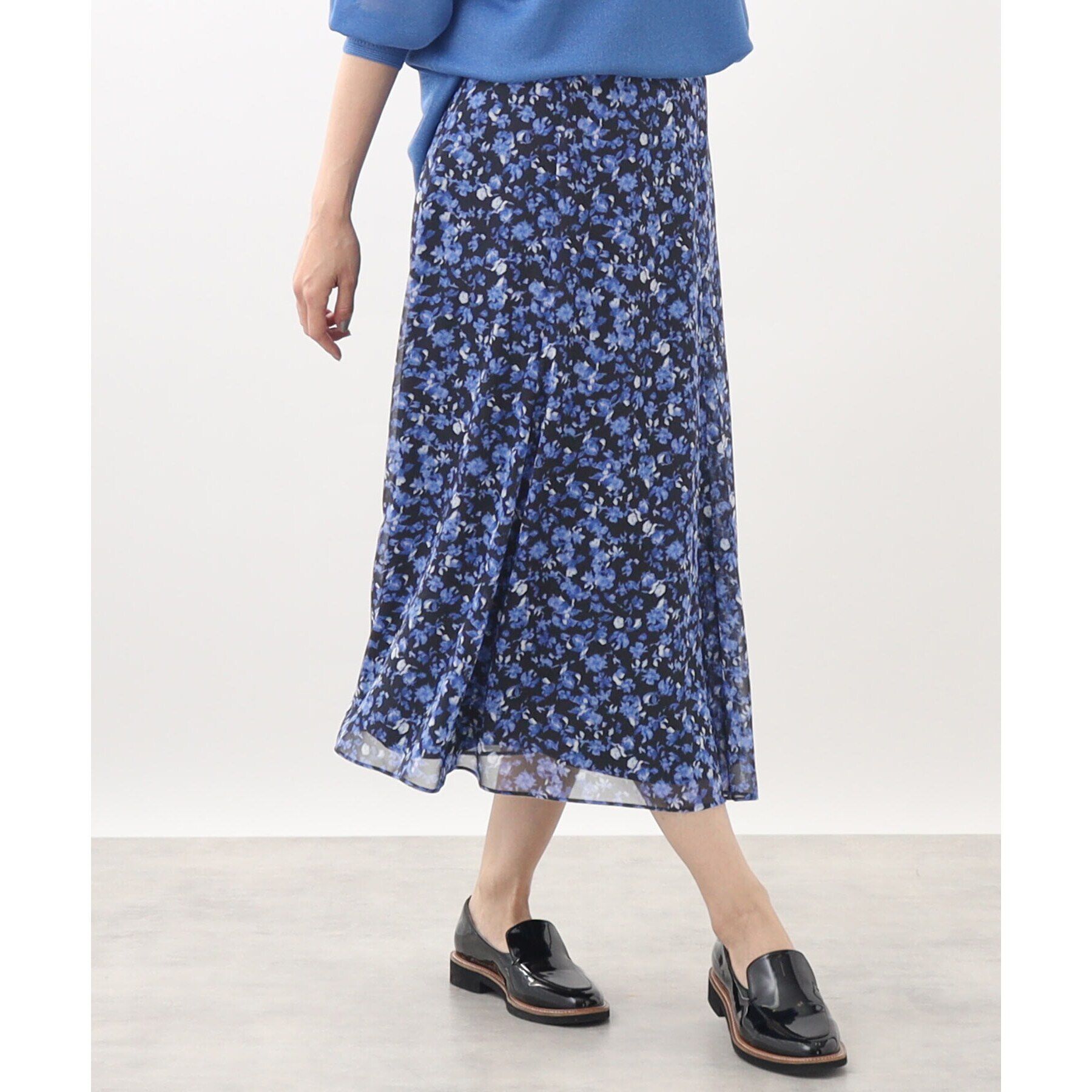 Reflect「【WEB限定カラーあり／マシンウォッシュ／セットアップ可能】フラワープリントスカート」|スカート|