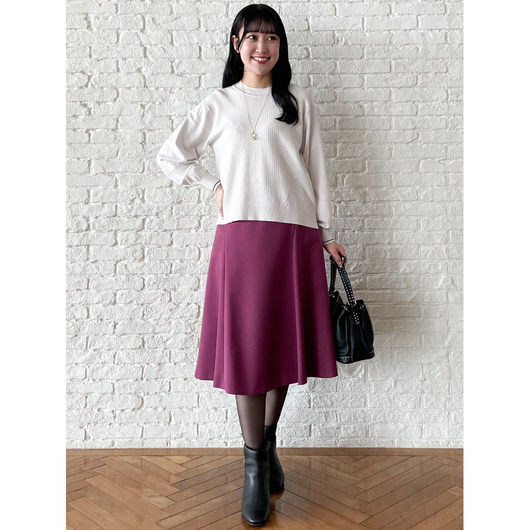 Reflect「オフボディストレッチニット」|ニット・セーター|