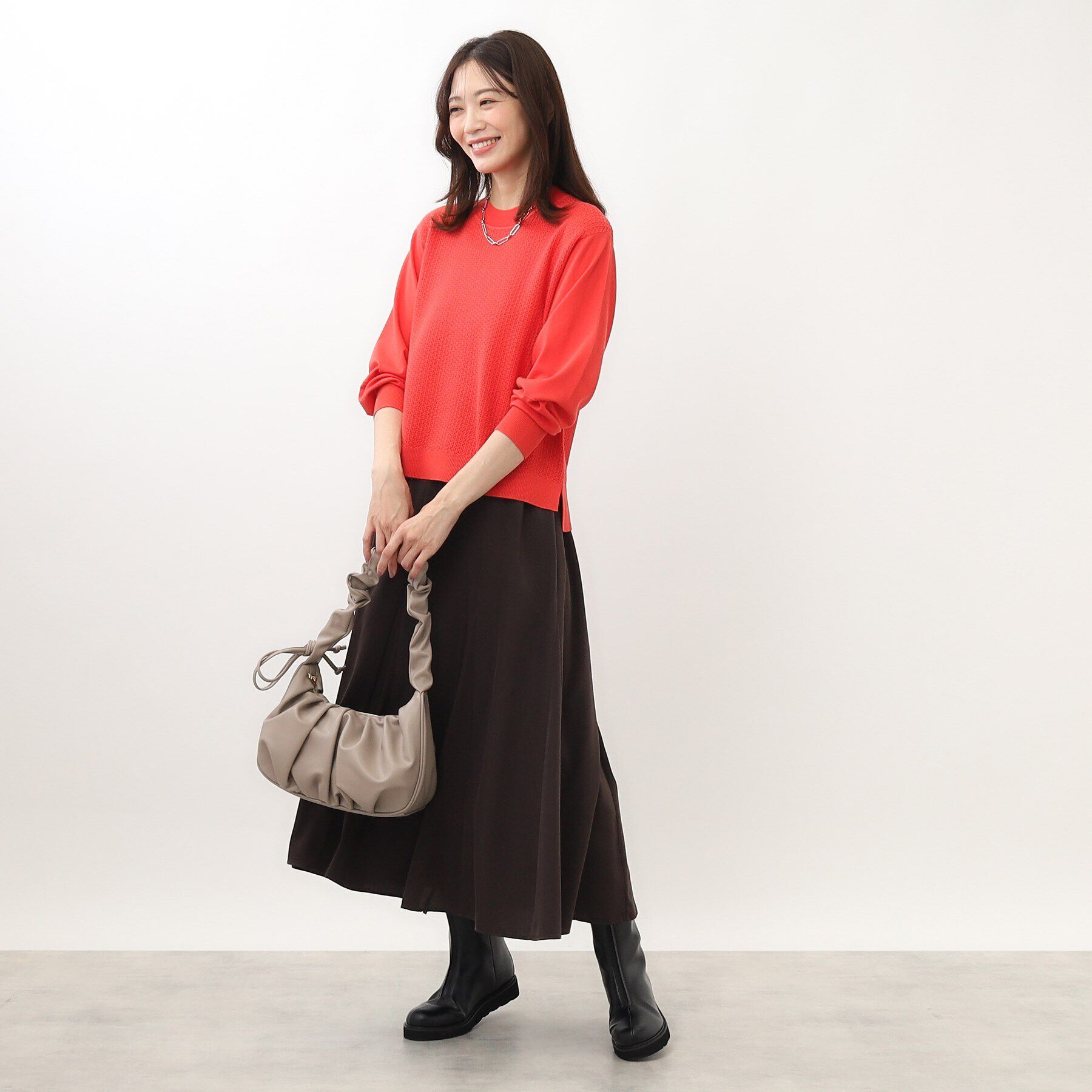 Reflect「オフボディストレッチニット」|ニット・セーター|