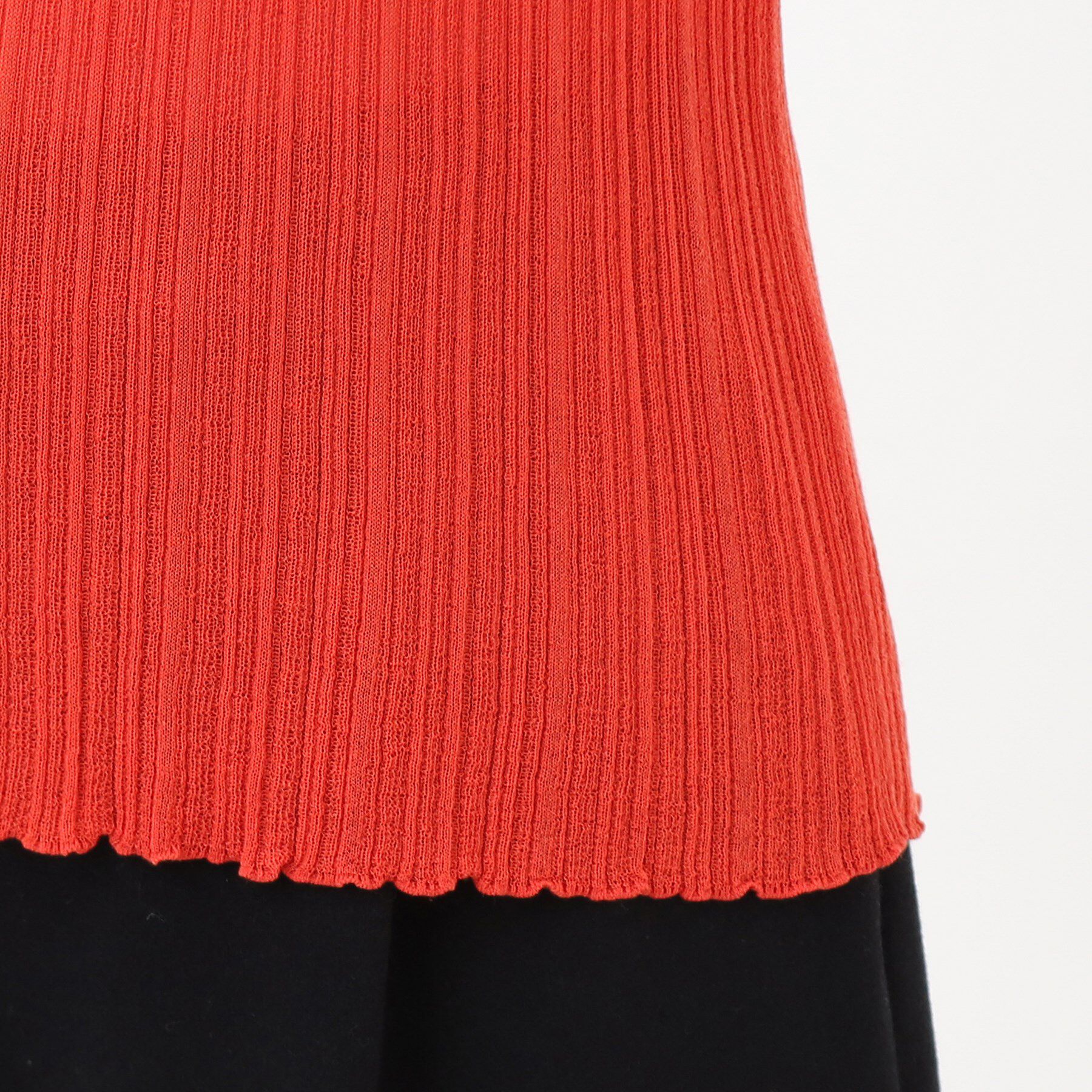 Reflect「【洗える／インナーにもおすすめ】シアーランダムリブニット」|ニット・セーター|