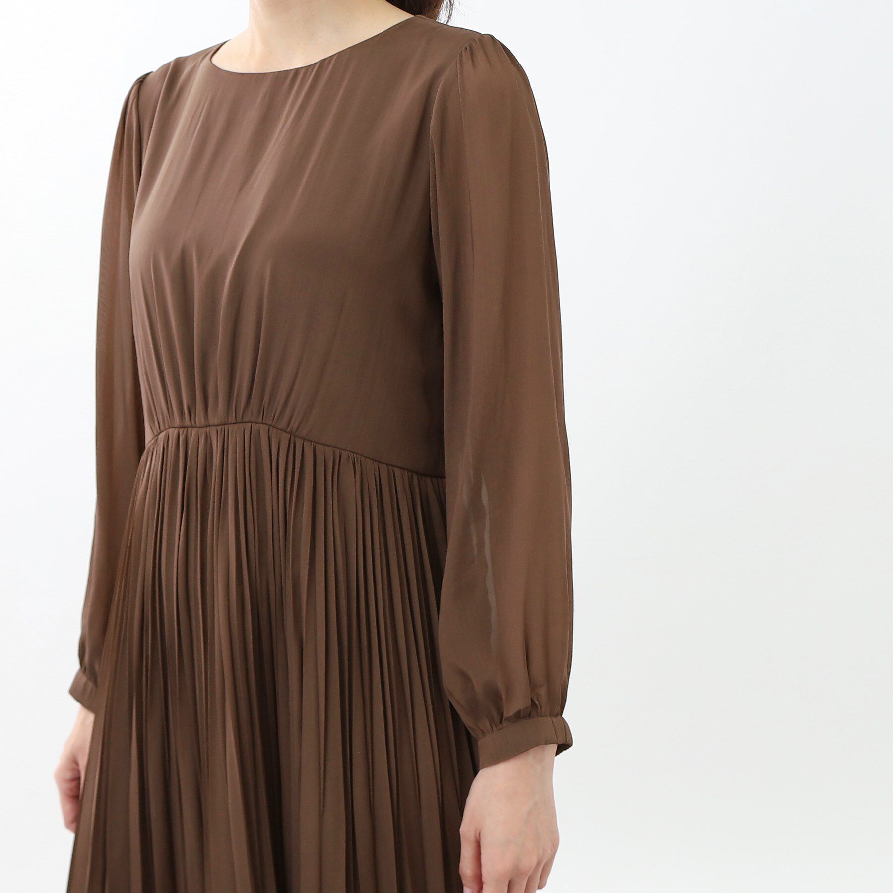 Reflect「【手洗い可】フィットアンドフレアワンピース」|ワンピース|