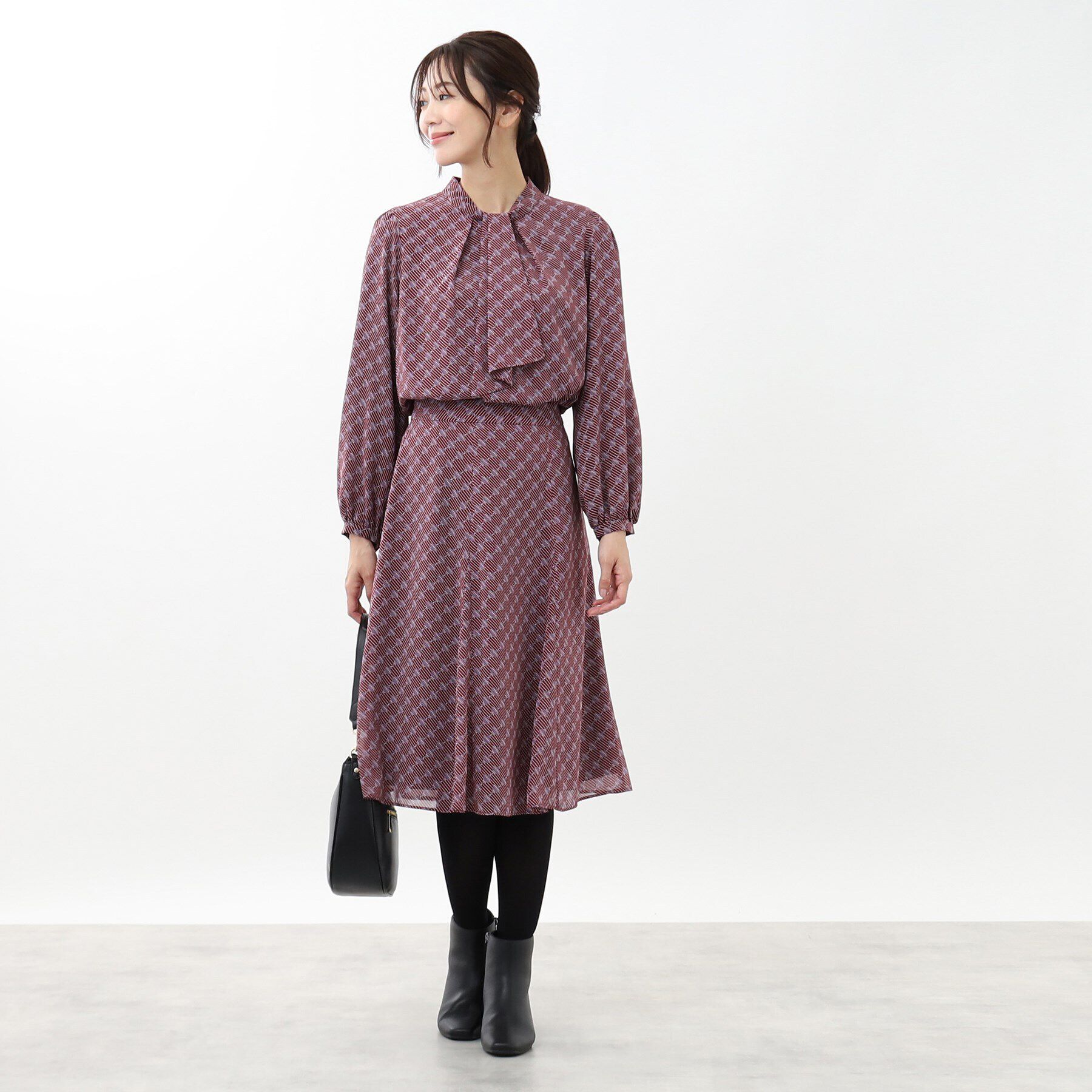 Reflect「【マシンウォッシュ可／セットアップ可能】ヴィンテージプリントフレアスカート」|スカート|