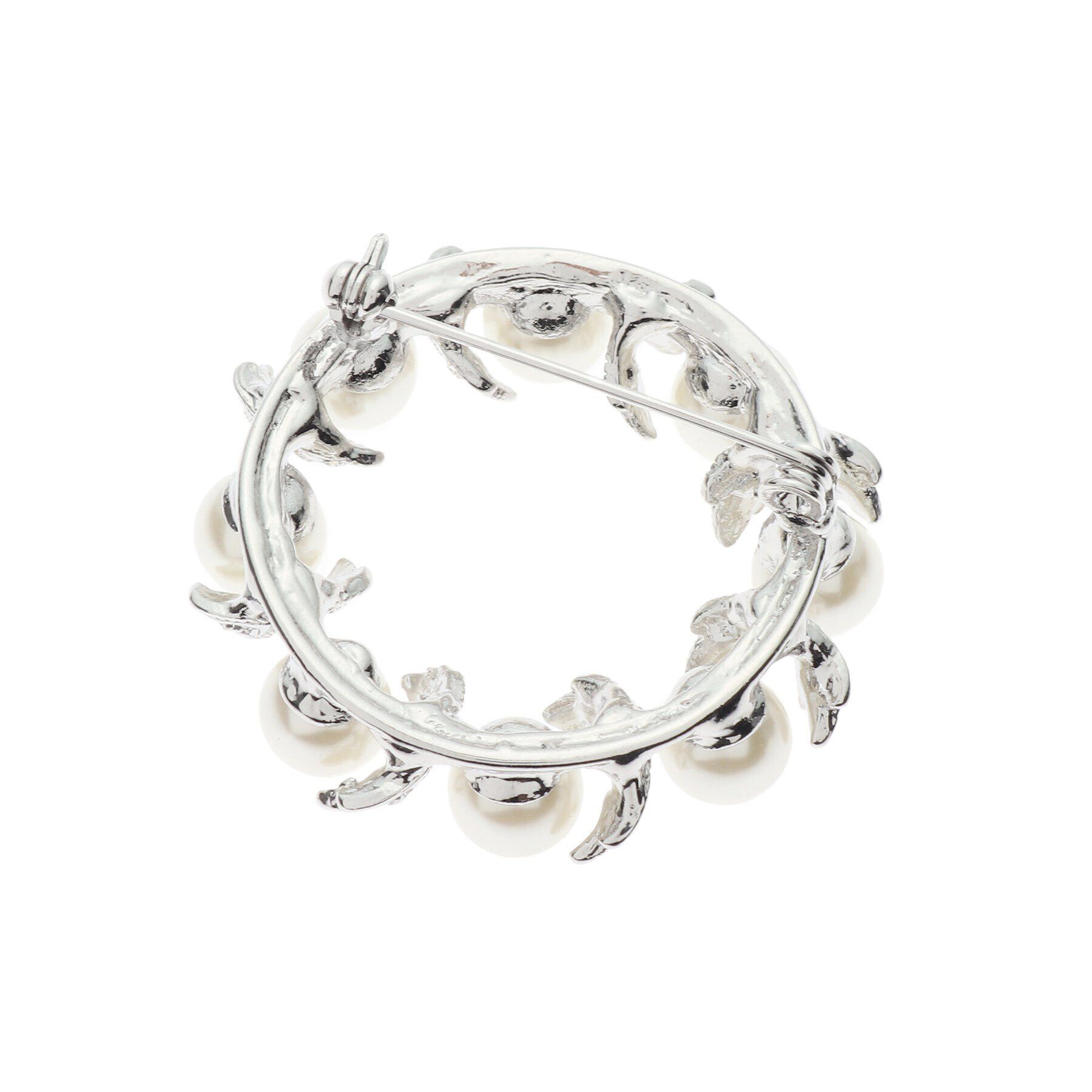 Reflect「【夏SALE／フォーマルにも使える】パール調サークルブローチ」|ブローチ・コサージュ|