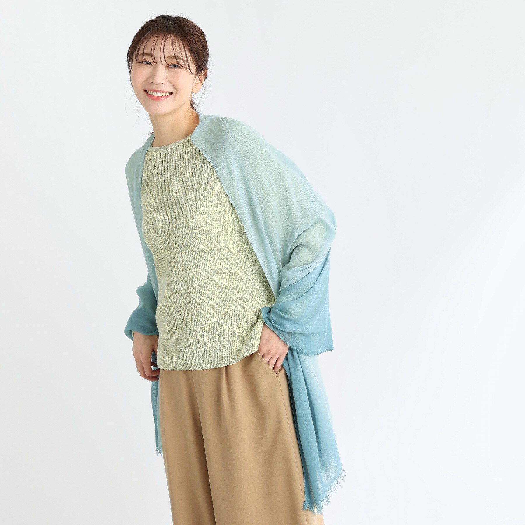 Reflect「【夏SALE】グラデーションカラーストール」|ストール|