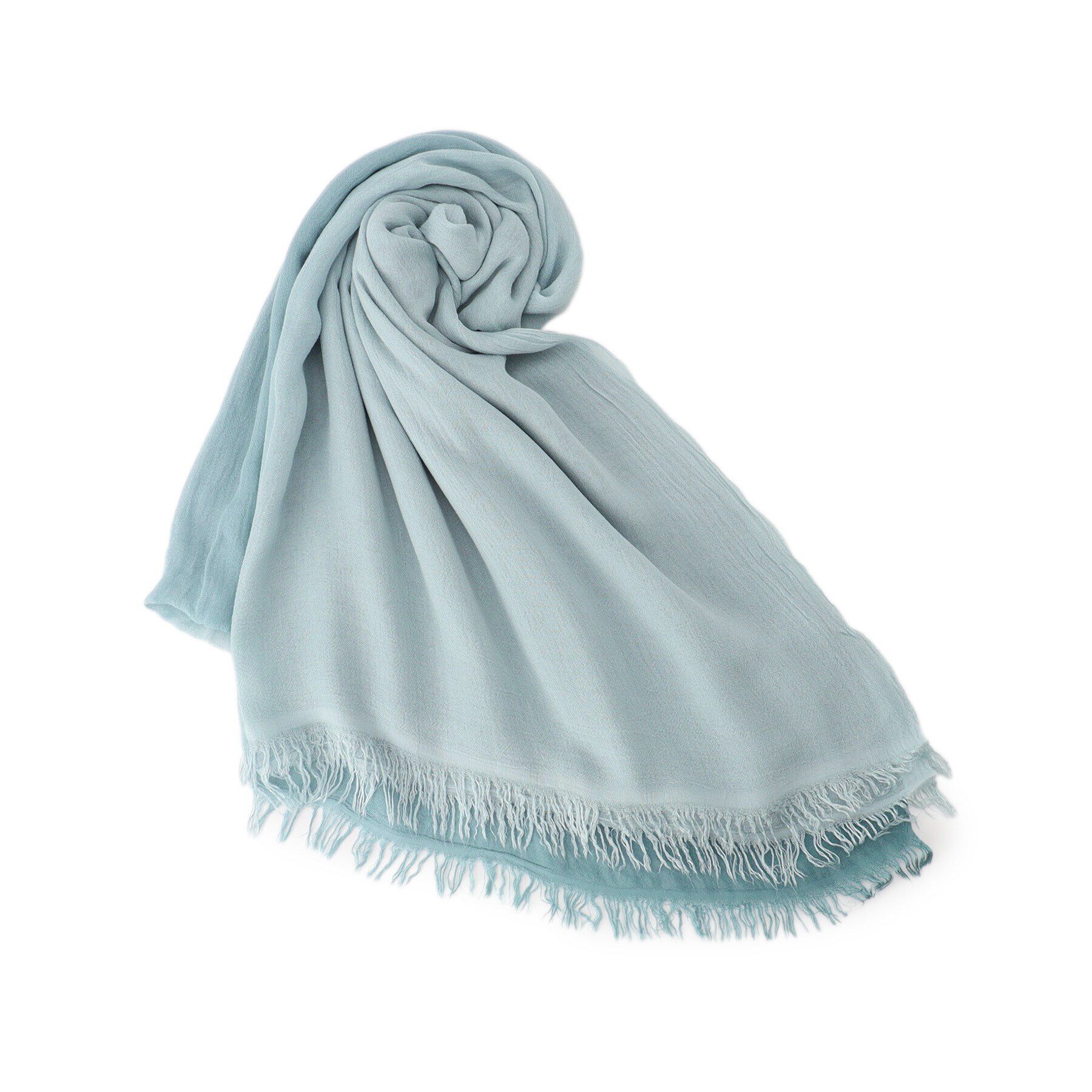 Reflect「【夏SALE】グラデーションカラーストール」|ストール|サックスブルー(09