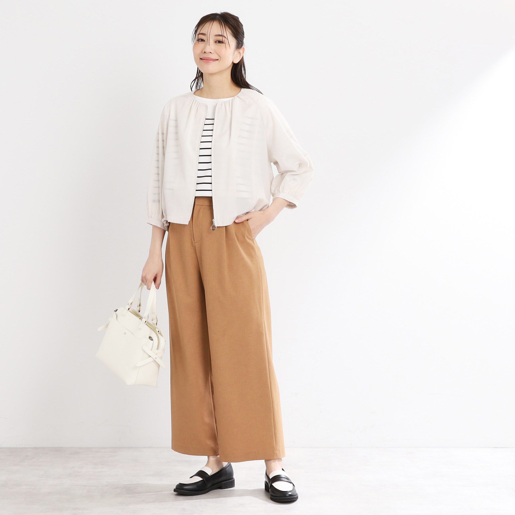 Reflect「【撥水／洗える／セットアップ可】エアリージップアップブルゾン」|ブルゾン・スタジャン|