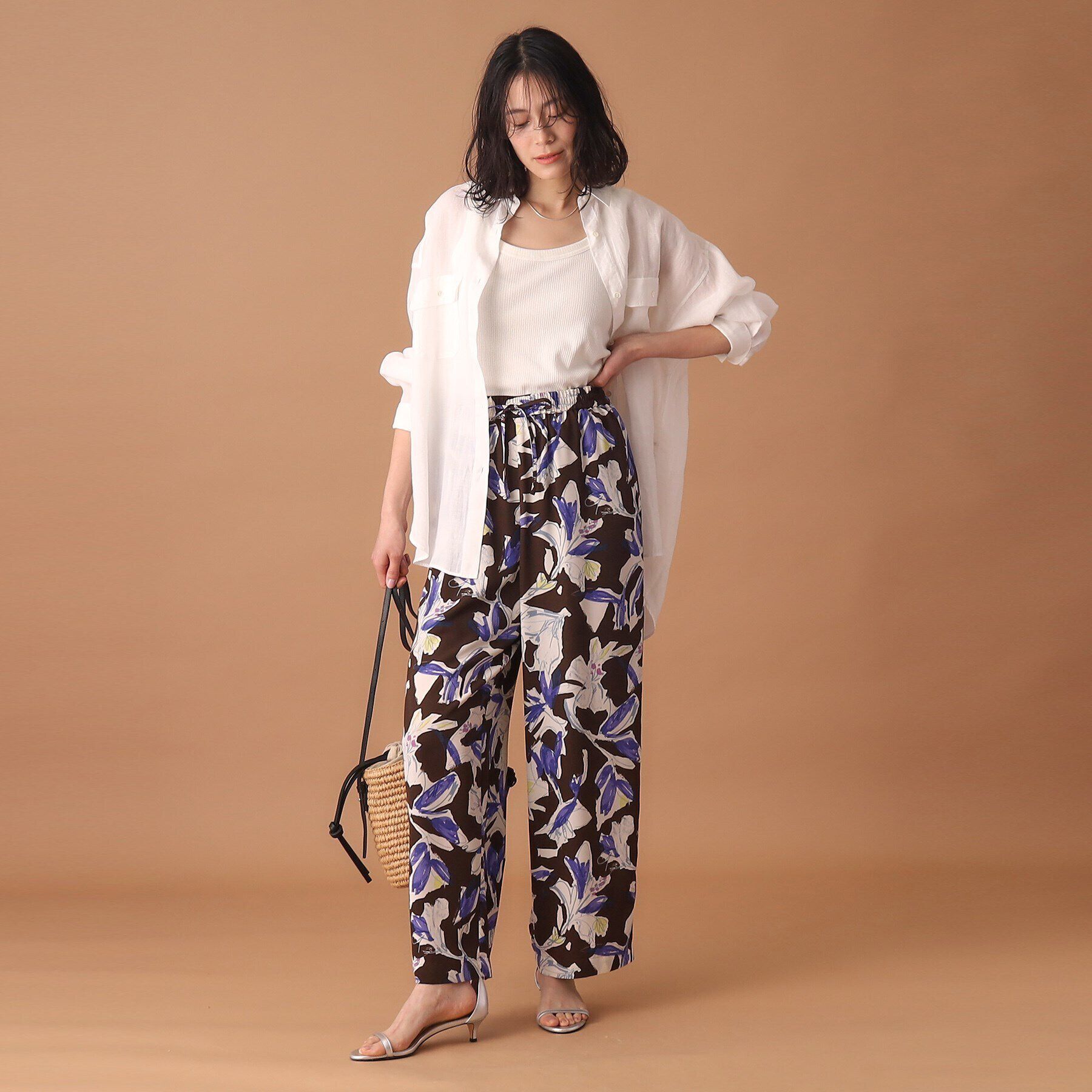 DRESSTERIOR「【洗える／インナーやメインにも大活躍】ランダムテレコタンクトップ」|キャミソール|