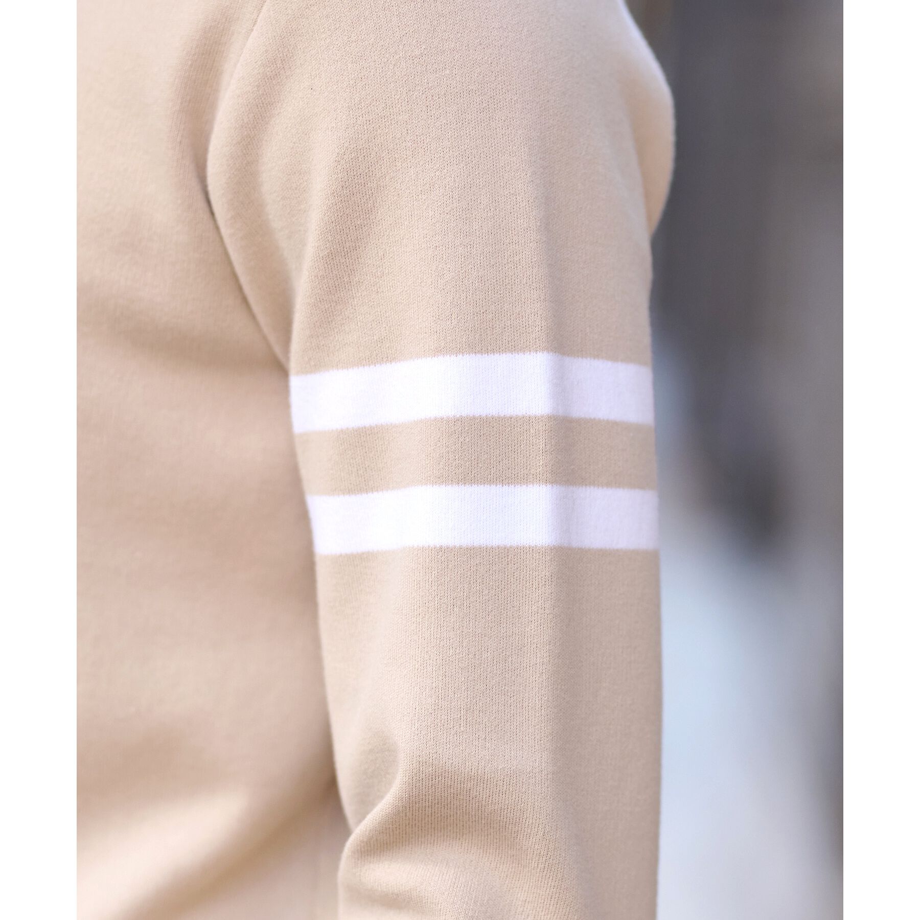 DRESSTERIOR「コットンスムース アームラインクルーネックニット」|ニット・セーター|