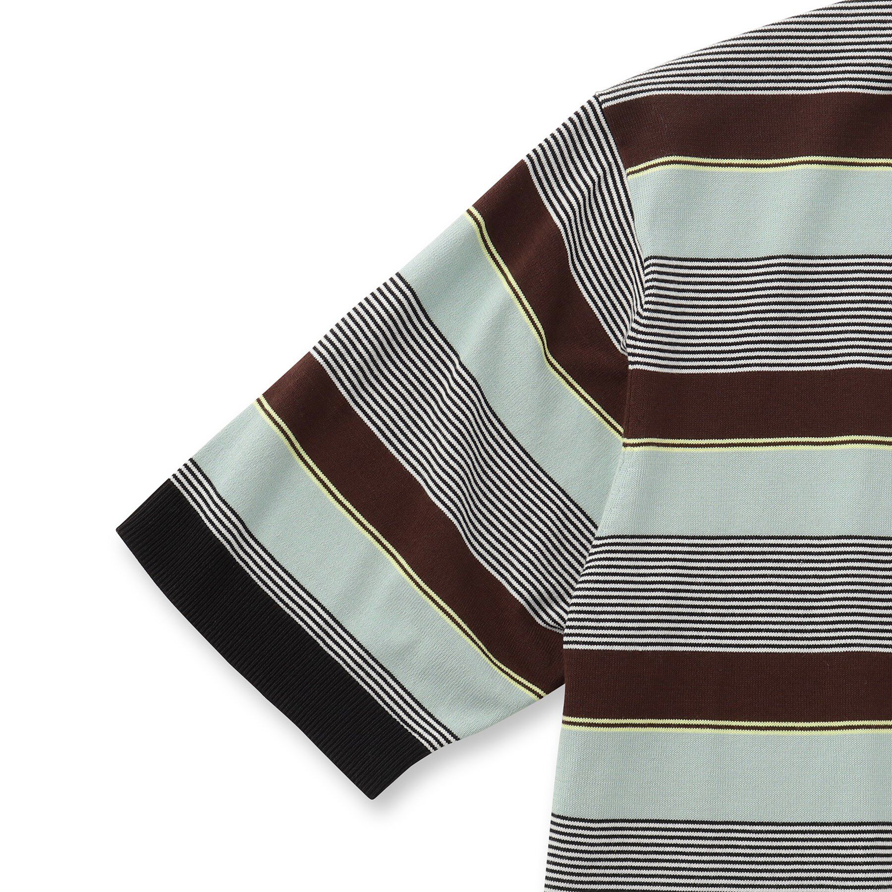 DRESSTERIOR「コットンシルク混 マルチボーダーニット」|ニット・セーター|