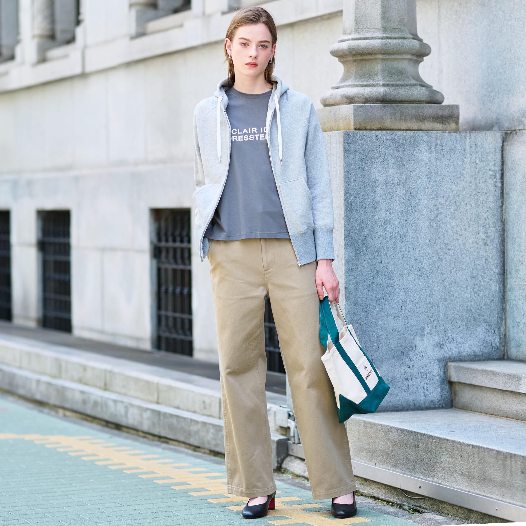 DRESSTERIOR「【NEWカラーあり】ライト裏毛ジップアップパーカ」|パーカー|