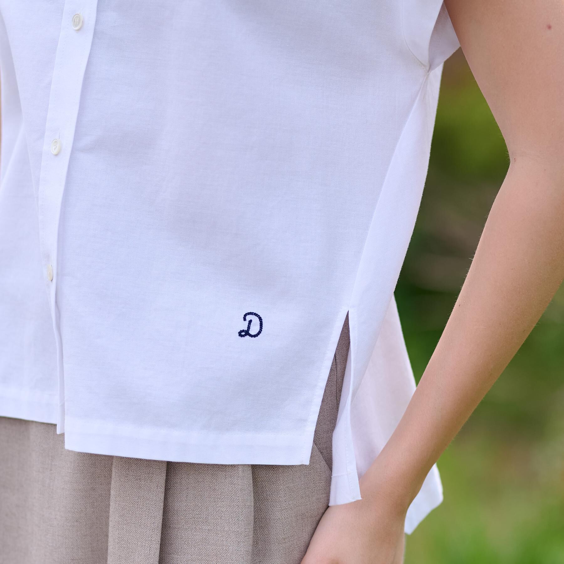 DRESSTERIOR「【日本製/コットン100％】バックフレアオックスシャツ」|シャツ・ブラウス|