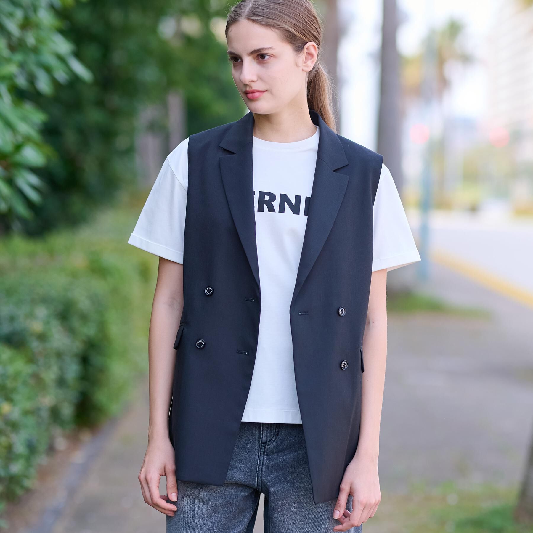 DRESSTERIOR「テーラードサマージレ」|ベスト・ジレ|