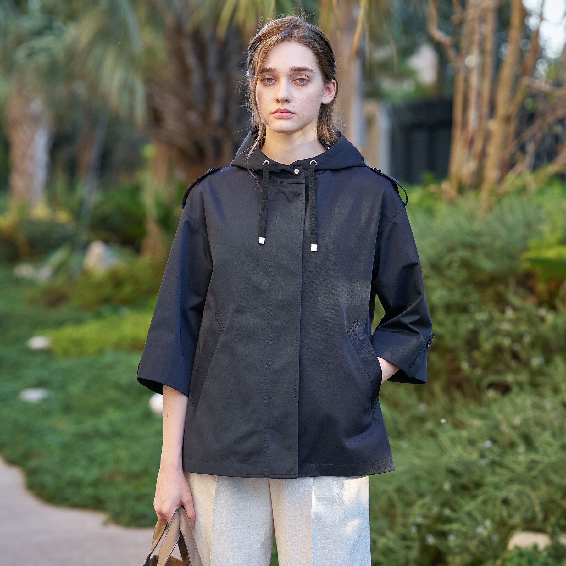 DRESSTERIOR「【撥水素材】Aラインモッズコート」|ブルゾン・スタジャン|