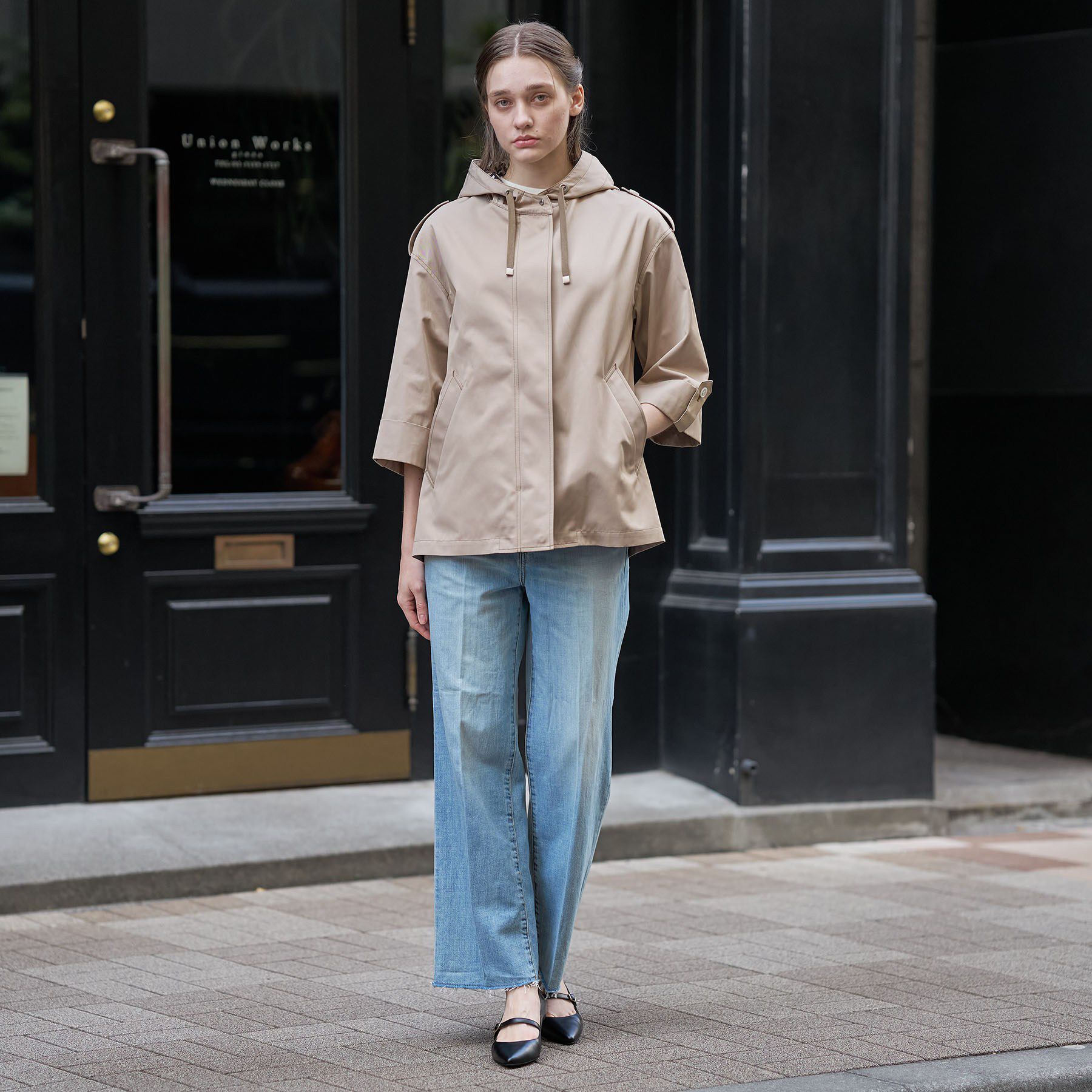 DRESSTERIOR「【撥水素材】Aラインモッズコート」|ブルゾン・スタジャン|