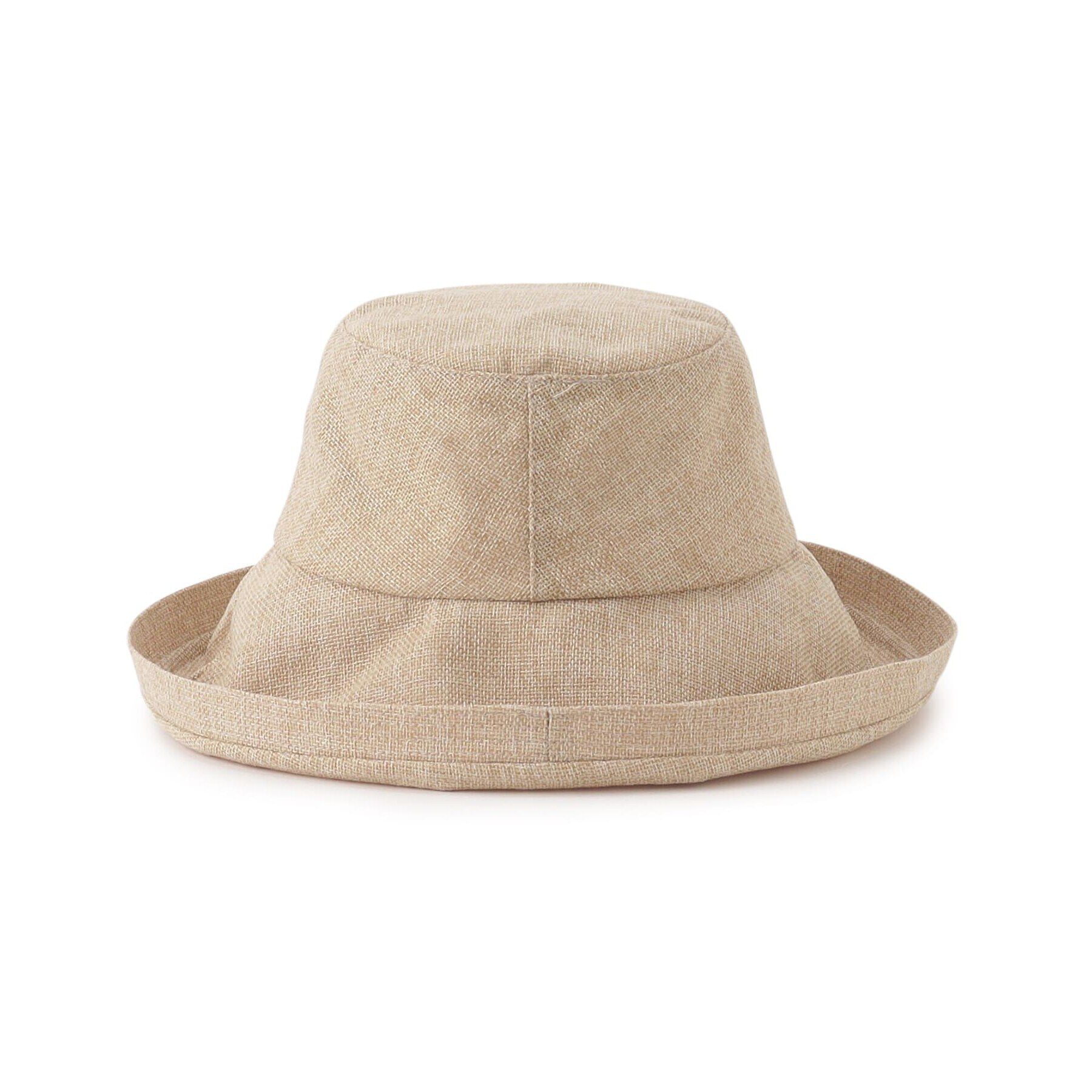 grove「エッジアップつば広ハット【UVカット・あご紐付き】」|ハット|