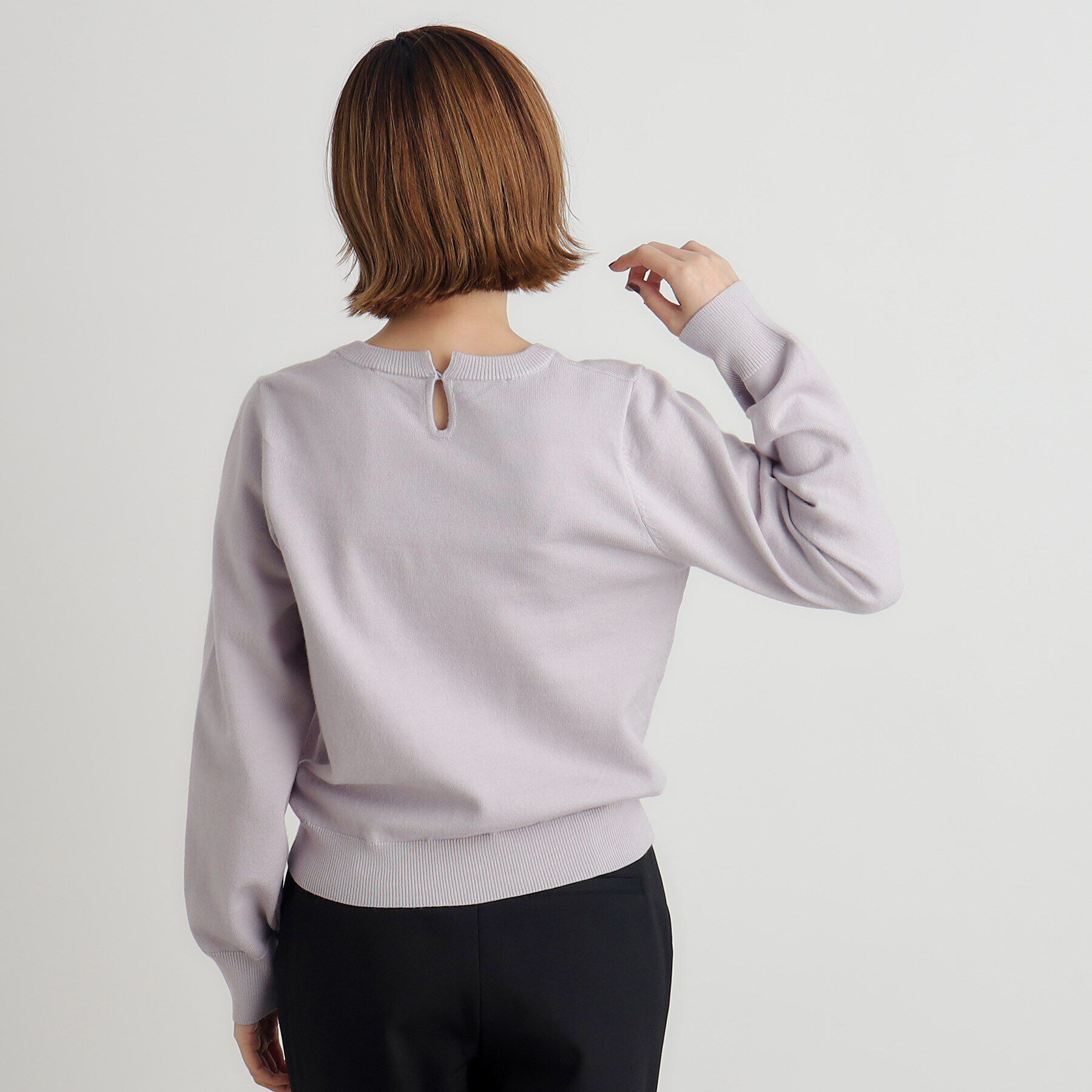 grove「取り外し衿付きニットプルオーバー」|ニット・セーター|