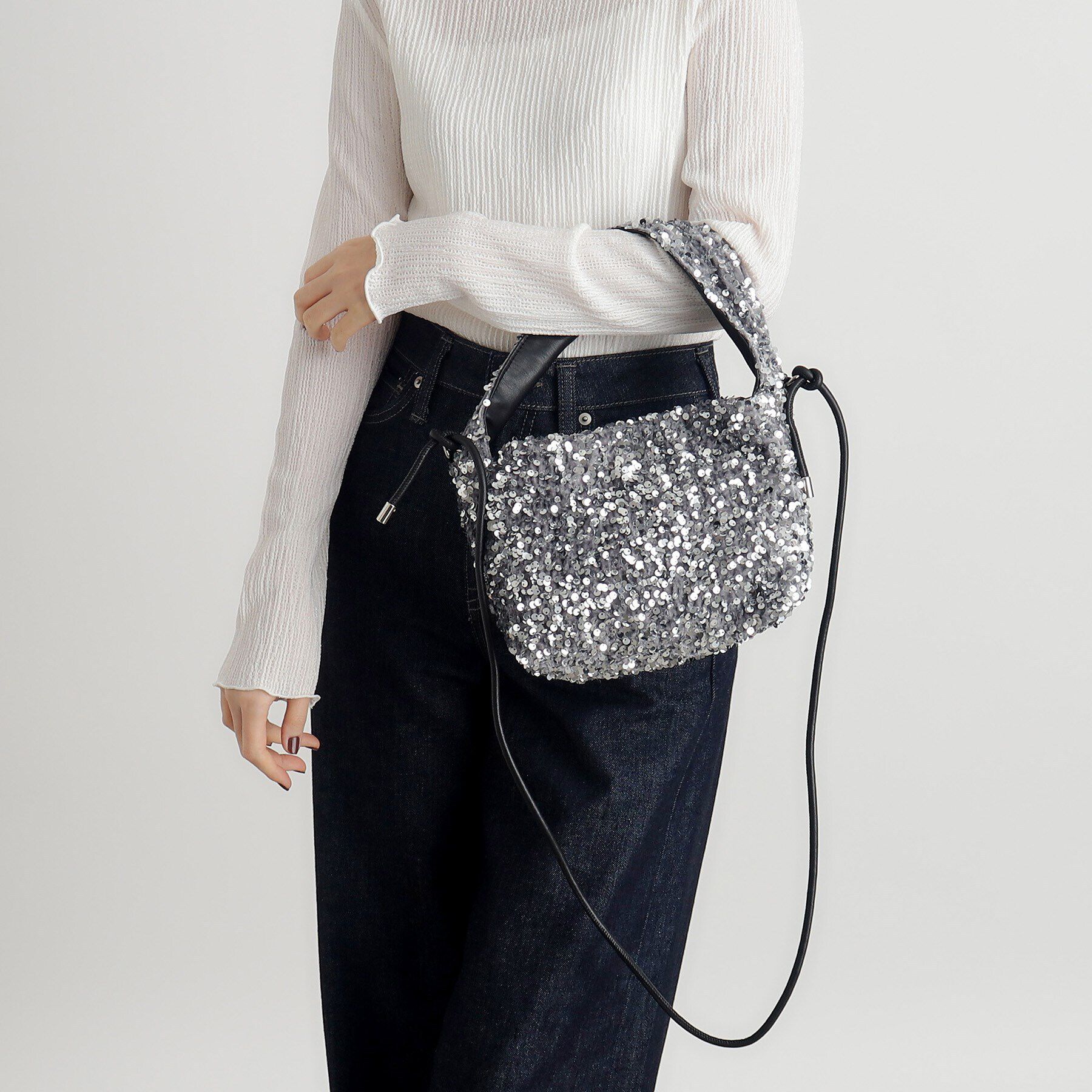 grove「スパンコール2WAYワンショルダー」|ショルダー・メッセンジャー|