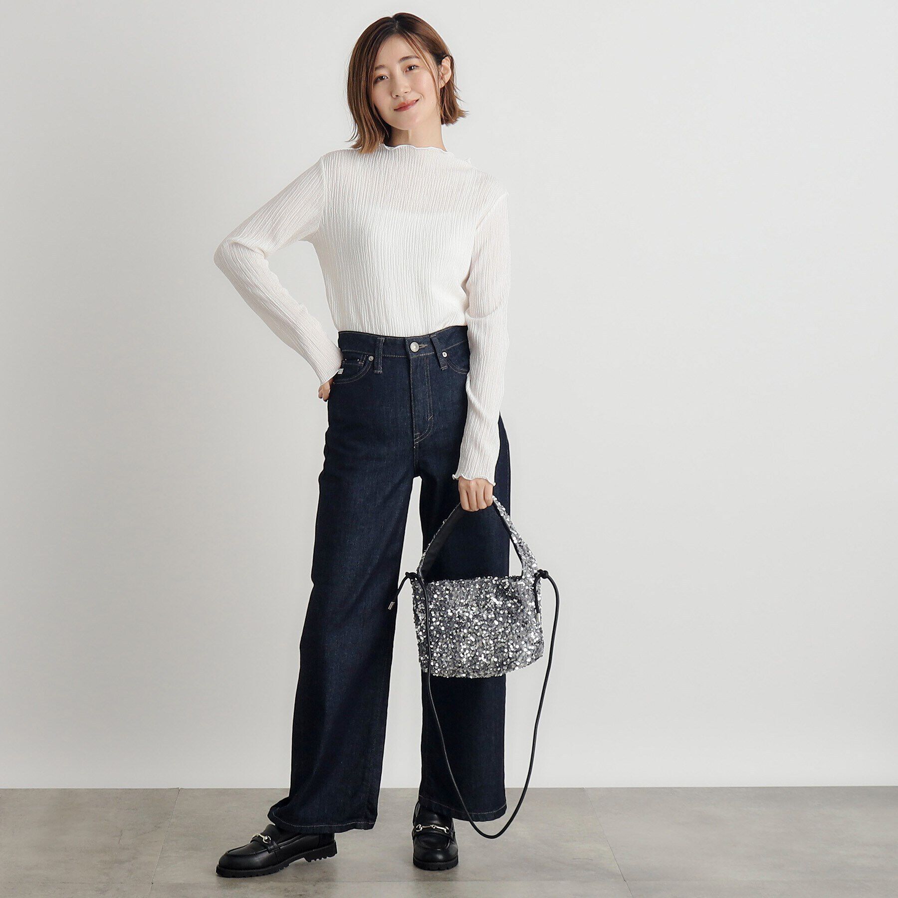 grove「スパンコール2WAYワンショルダー」|ショルダー・メッセンジャー|