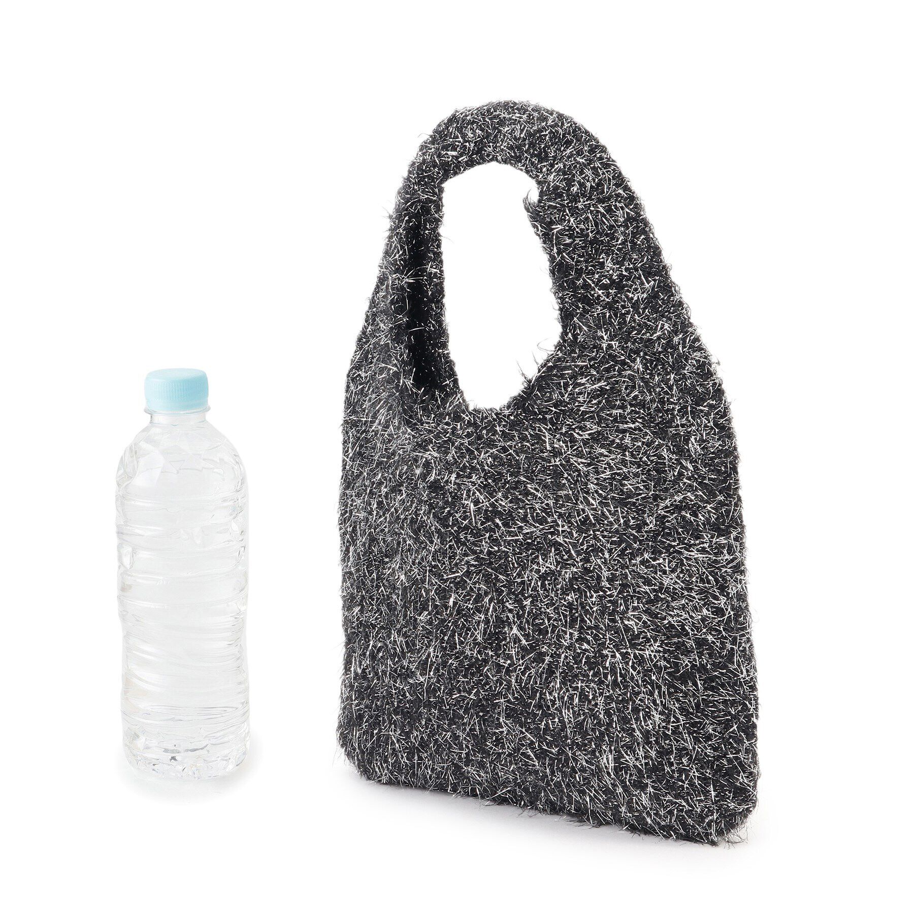 grove「ラメニットミニクリテトート」|トートバッグ|