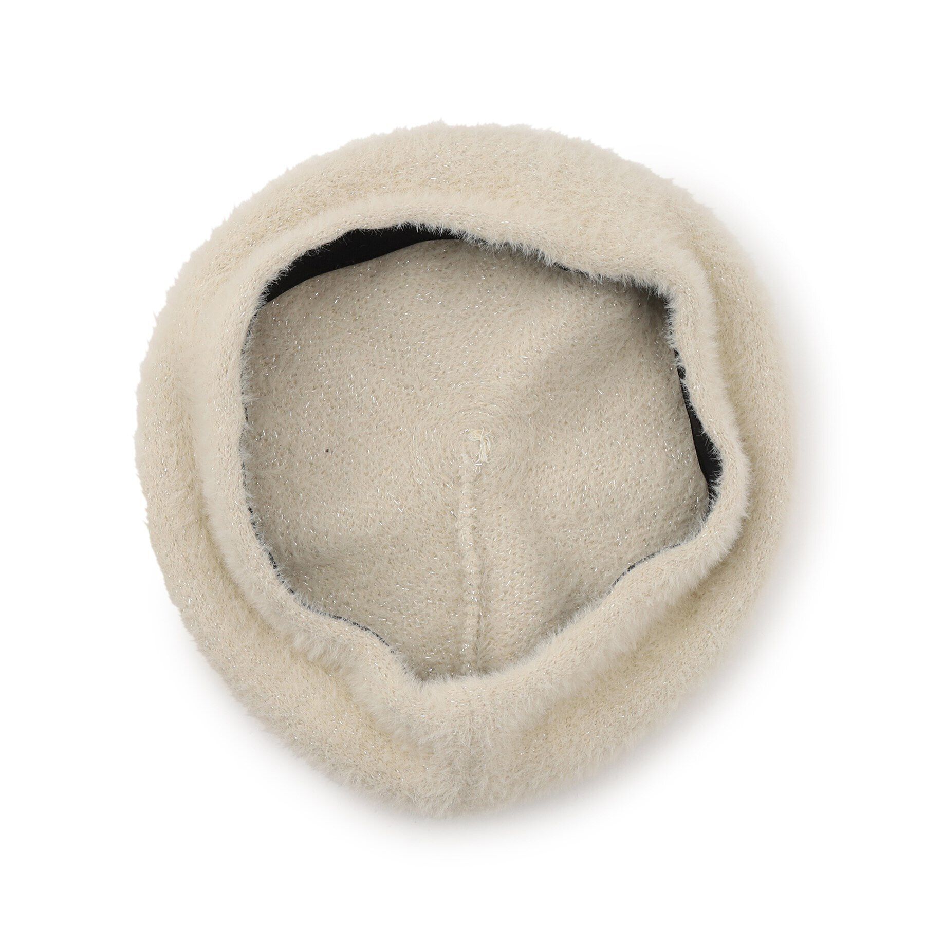 grove「ラメ混ふんわりシャギーベレー」|ハンチング・ベレー帽|