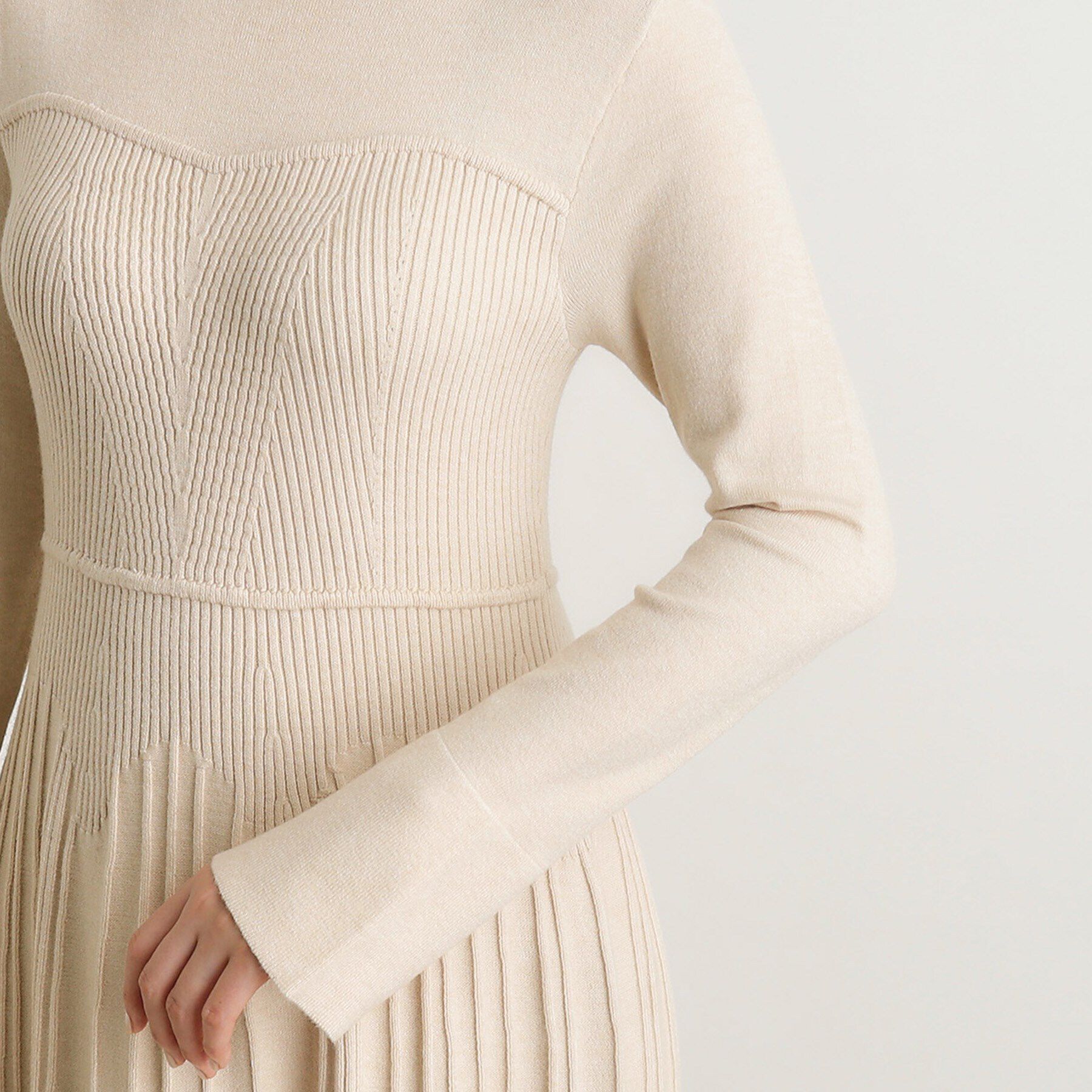 grove「ビスチェライクリブニットワンピース」|ワンピース|