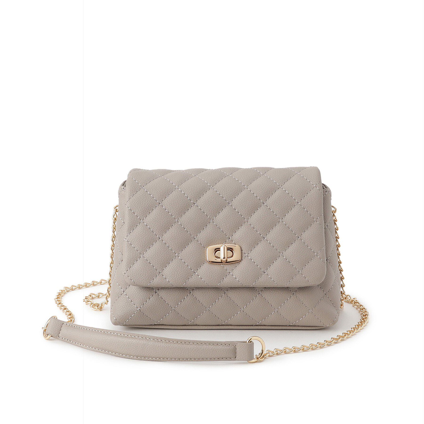 grove「【雑誌掲載】キルトフラップチェーンミニショルダー」|ショルダー・メッセンジャー|