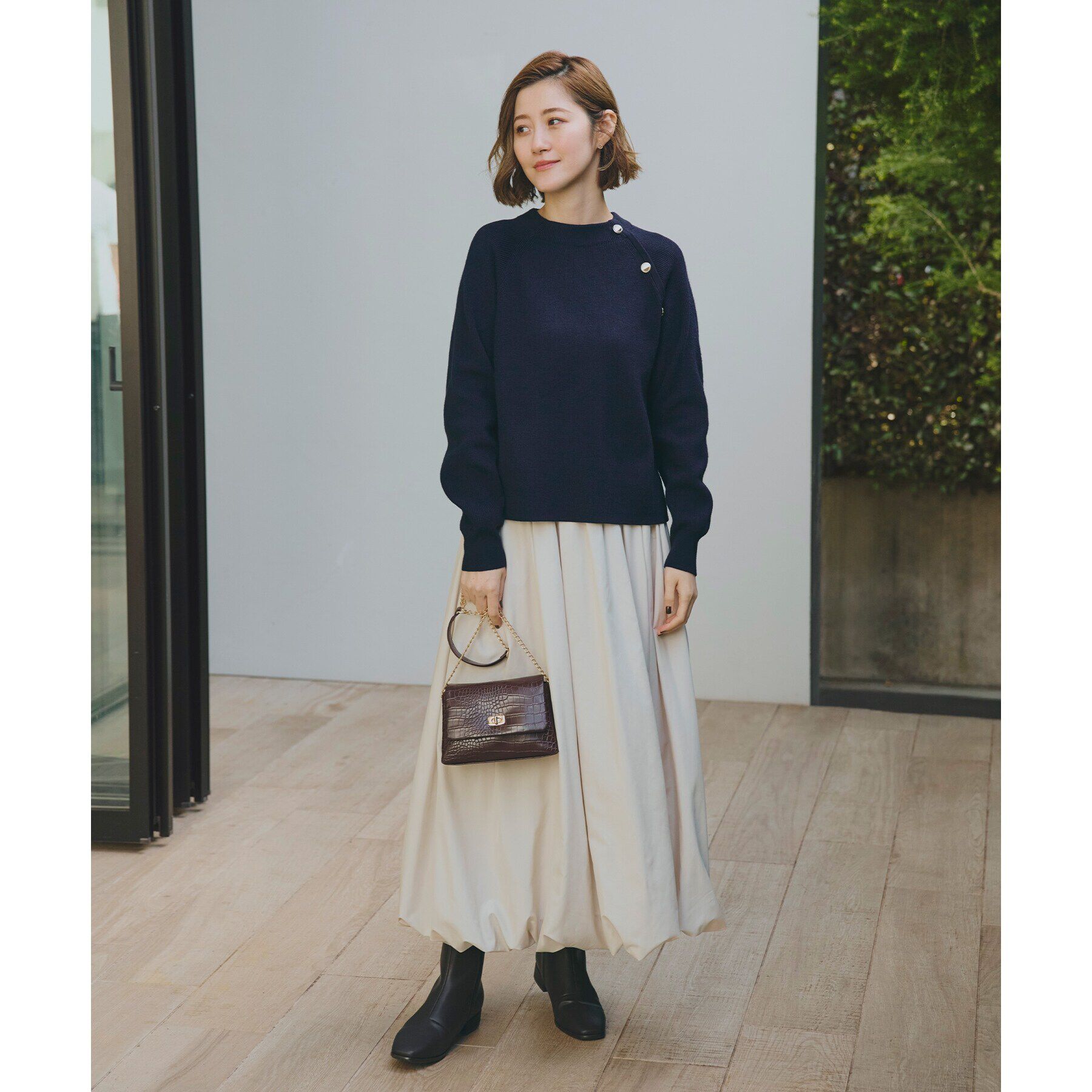 grove「【雑誌掲載】キルトフラップチェーンミニショルダー」|ショルダー・メッセンジャー|