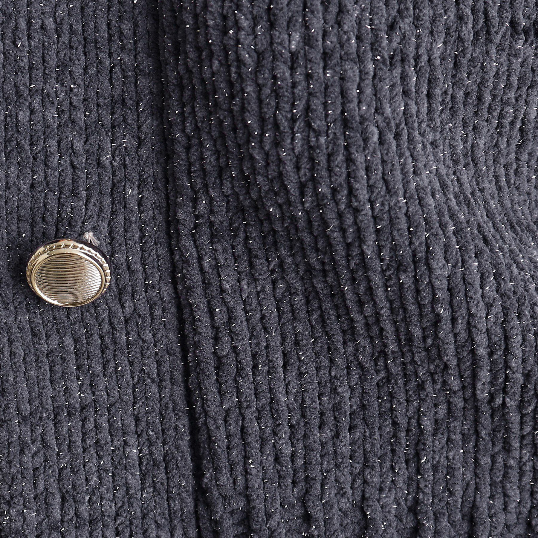 grove「ラメモールVネックカーディガン」|カーディガン|