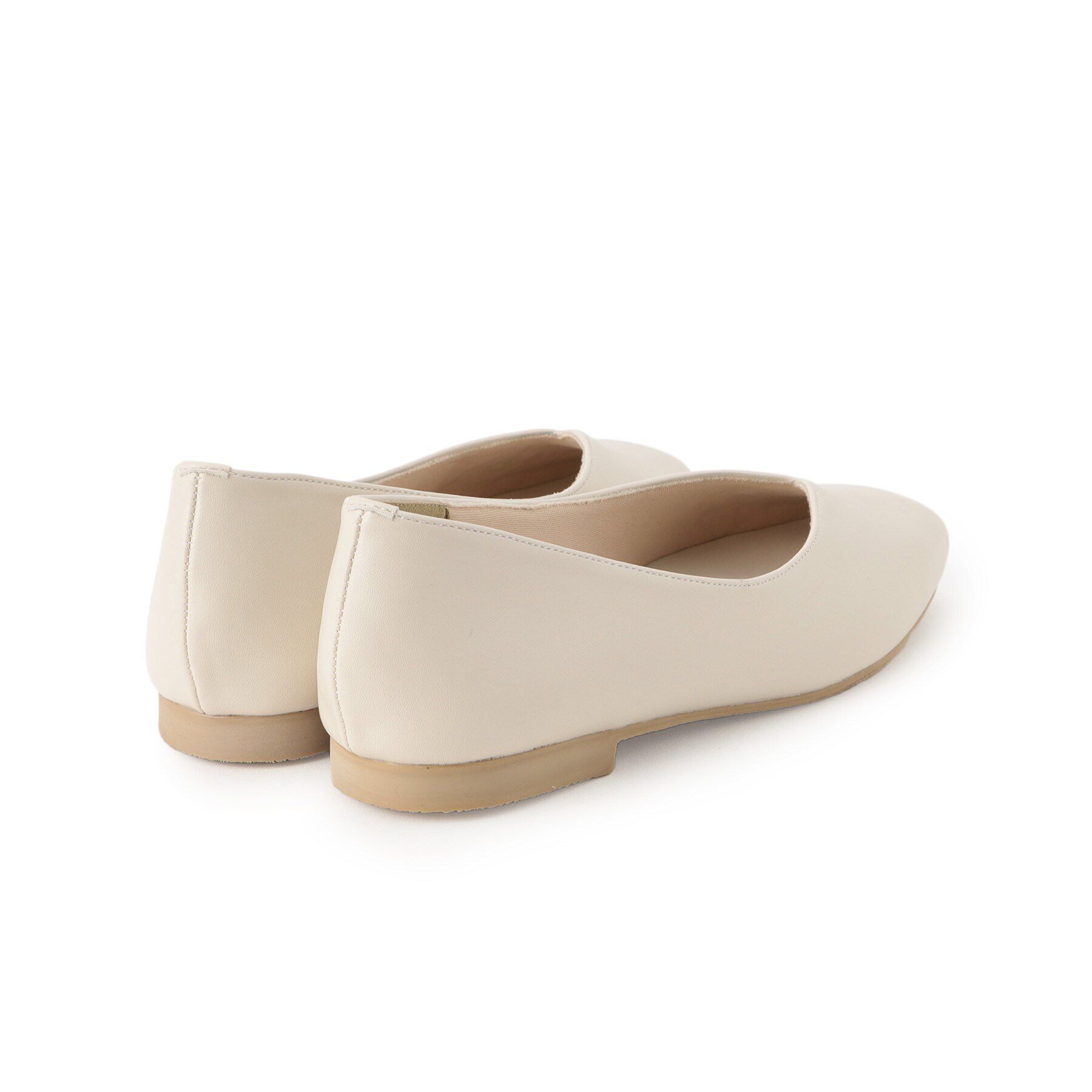 grove「【人間工学】つつまれフィットスクエアトゥフラットパンプス【入卒対応可】」|その他|