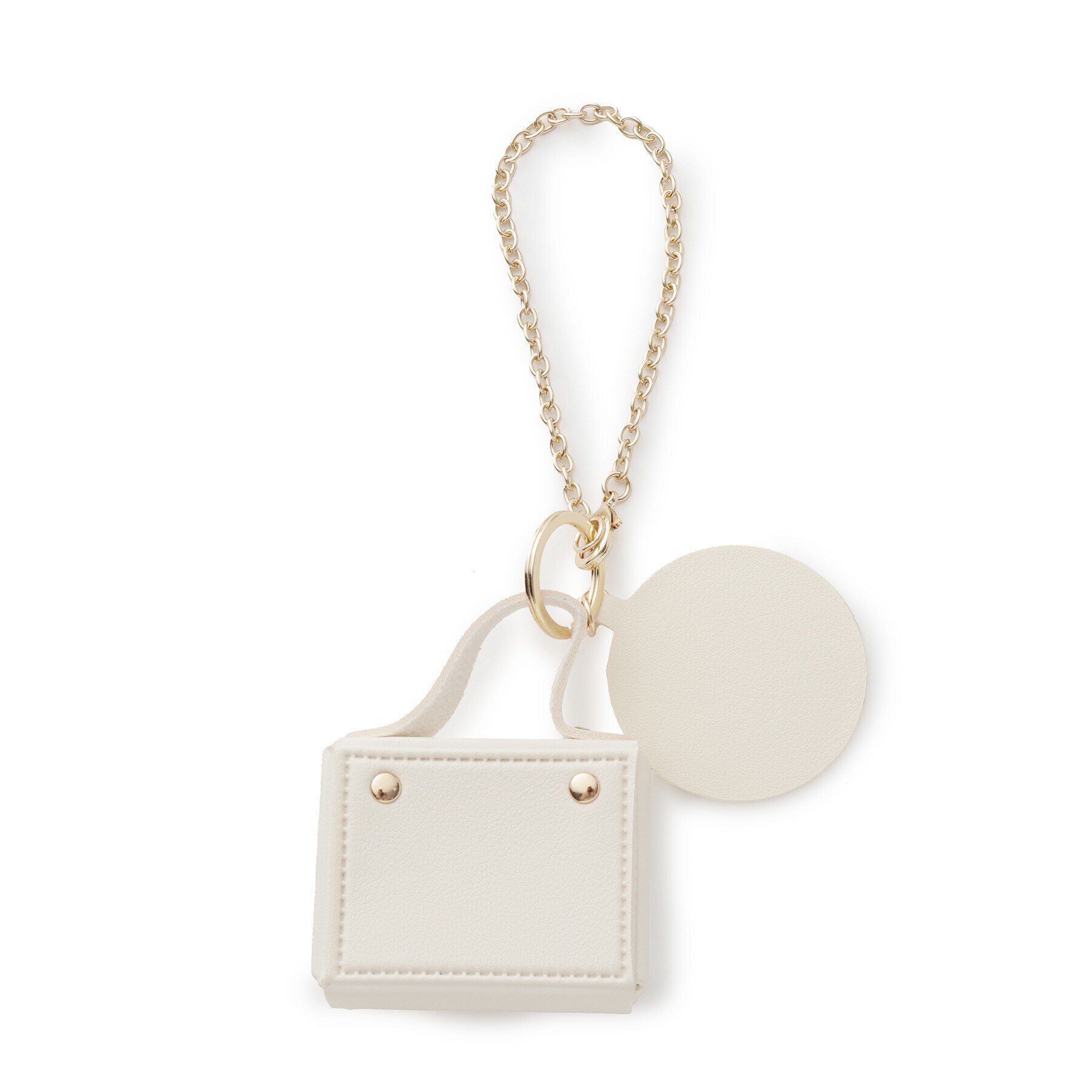 grove「【雑誌掲載】ミニマムバッグラウンドミラーチャーム」|キーケース|